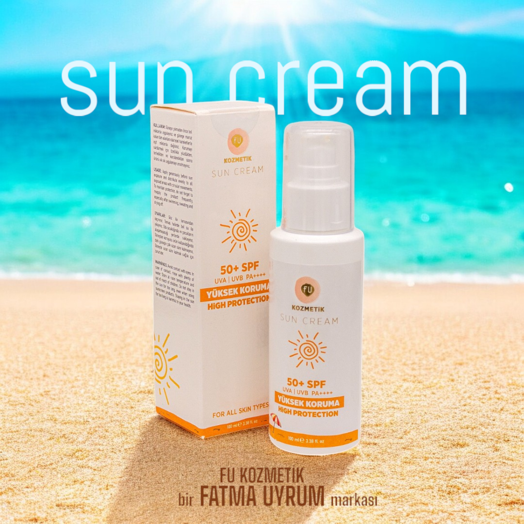 50+ SPF Yüksek Koruma Güneş Kremi High Protection Sun Cream 100 ml