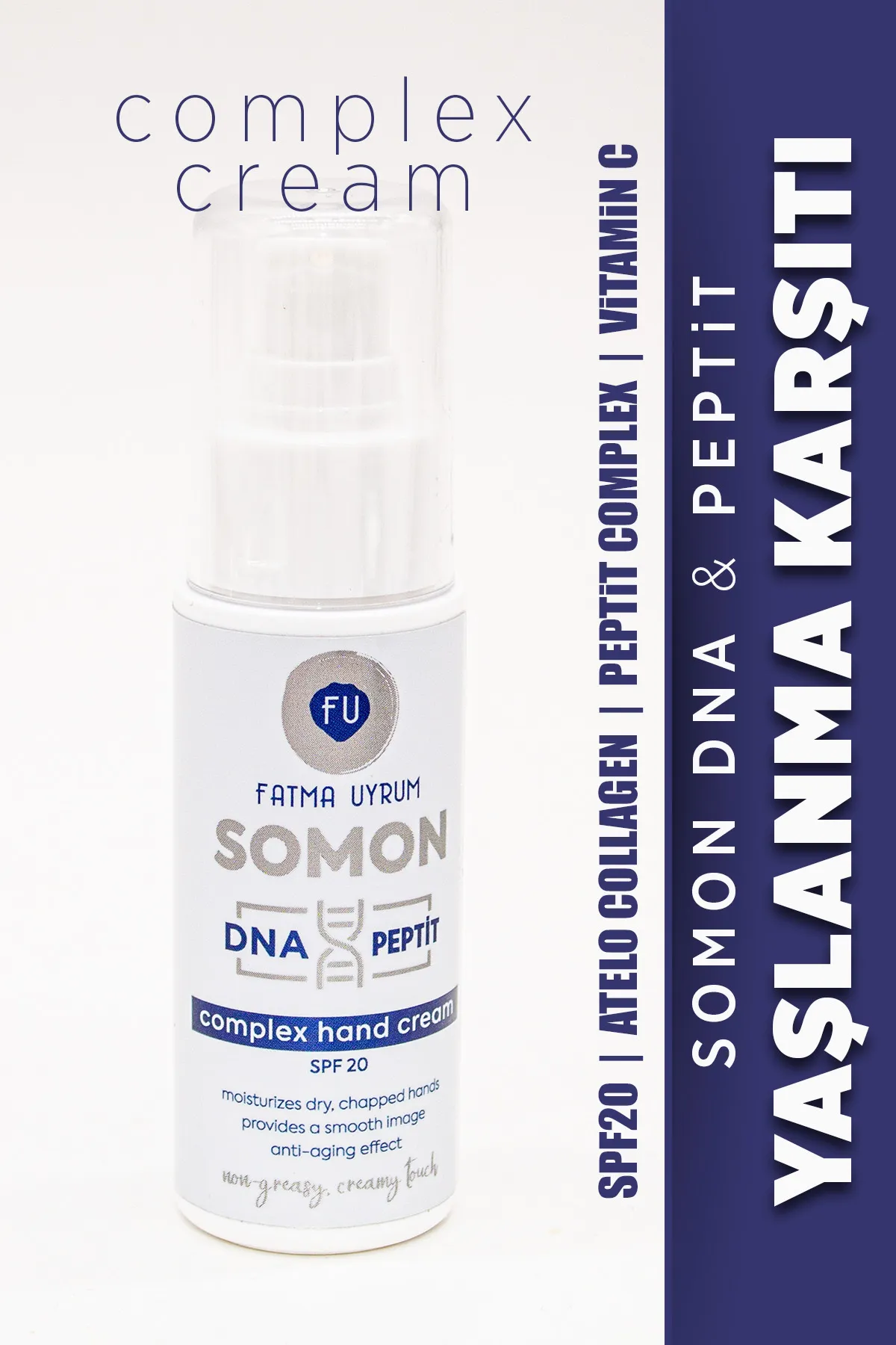Somon Dna & Peptit Yaşlanma Karşıtı Gençlik El Bakım Kremi