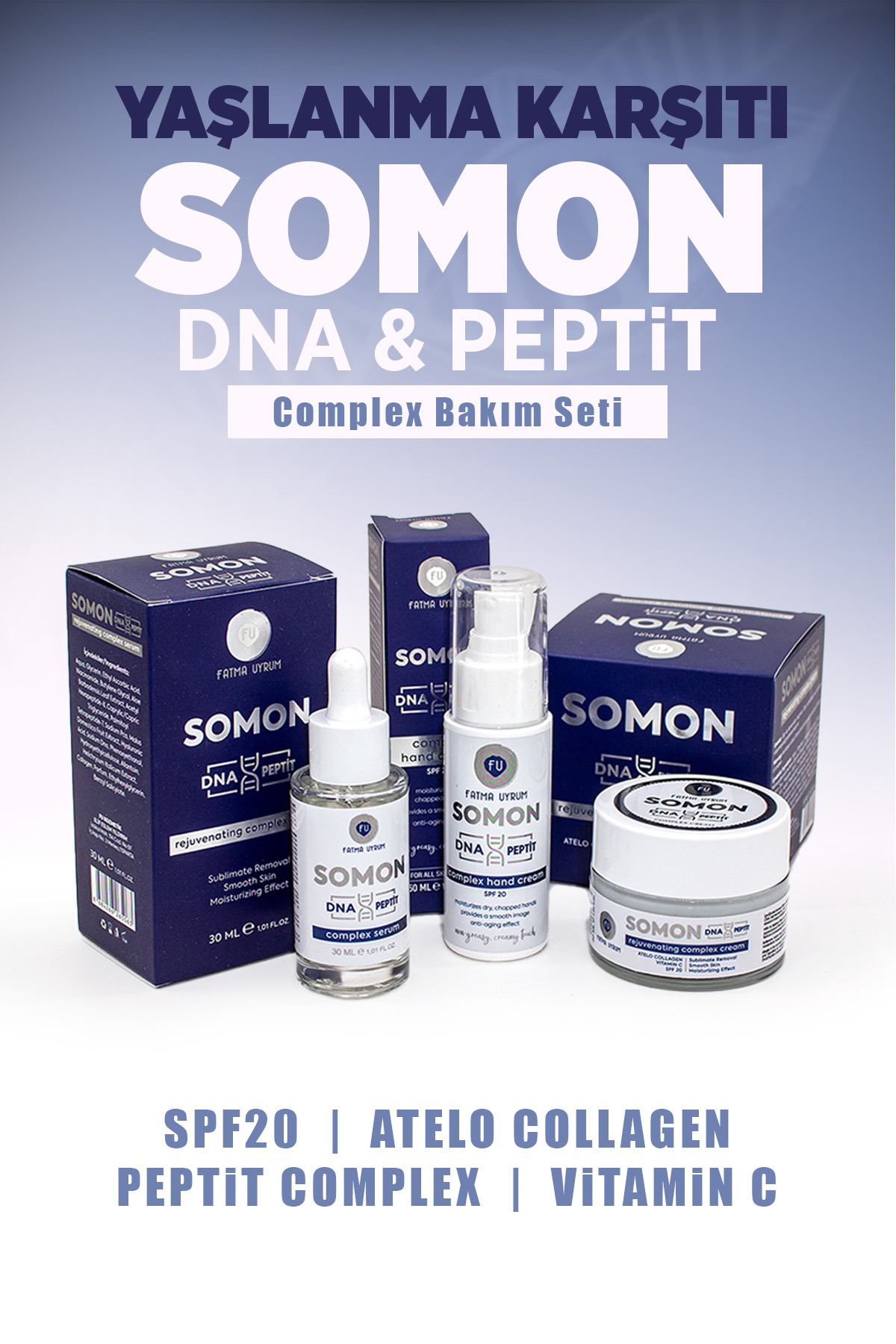 Somon Dna & Peptit Yaşlanma Karşıtı Bakım Seti