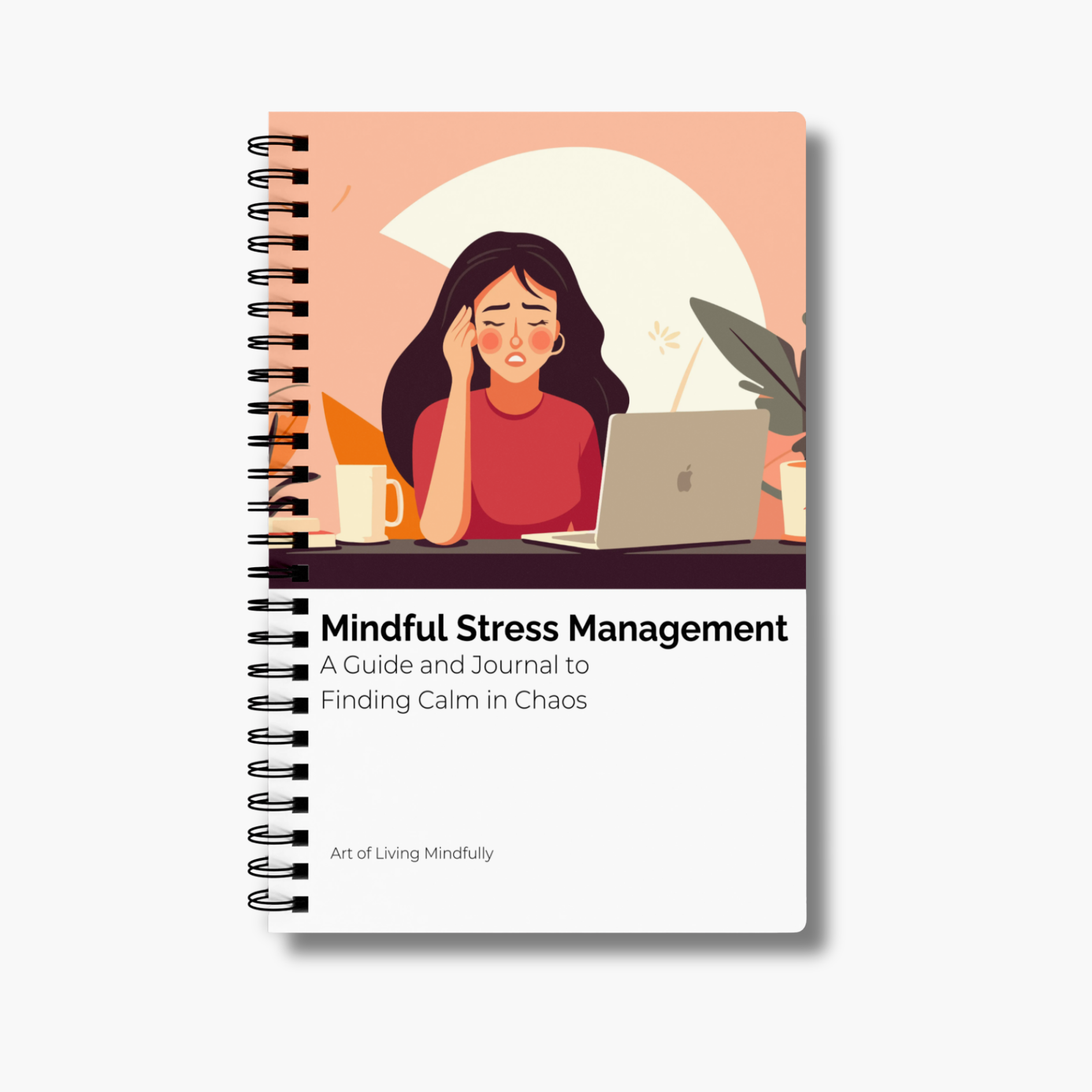 Mental Health Journal – Mindfulness, Self-Care Workbook, Stress Relief, Burnout Recovery