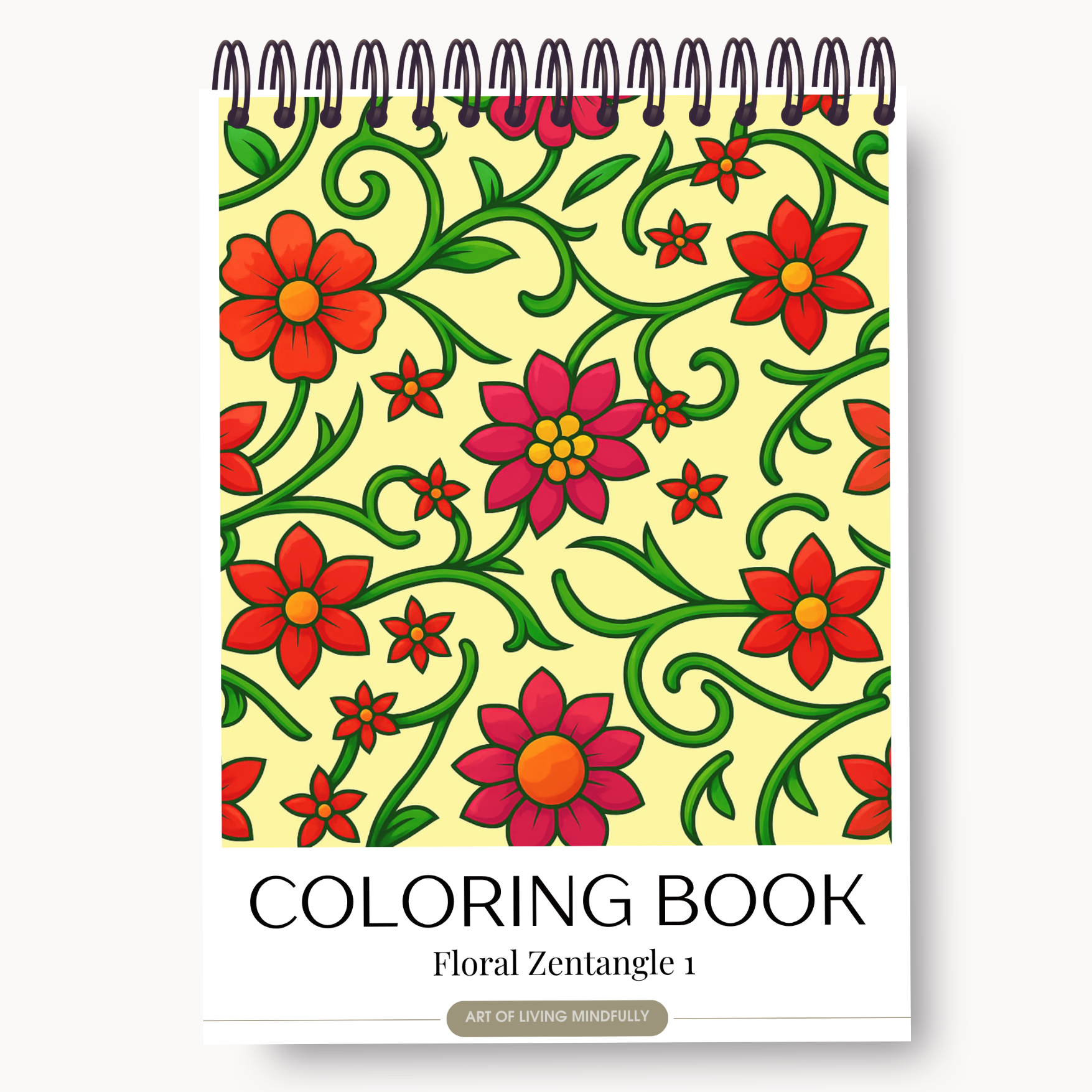 Adult Coloring Book for Calming Activity - Kawaii, Floral, Bible Verses