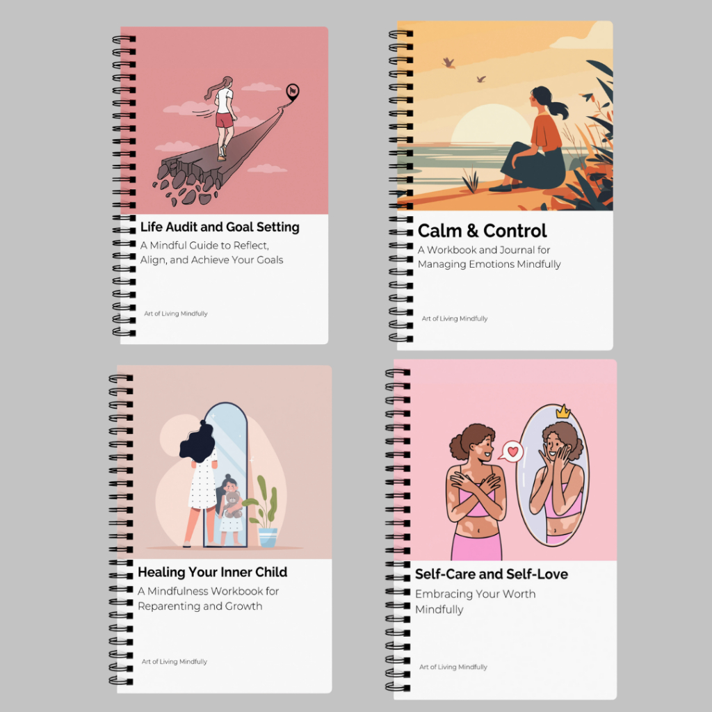 Mental Health Journal – Mindfulness, Self-Care Workbook, Stress Relief, Burnout Recovery