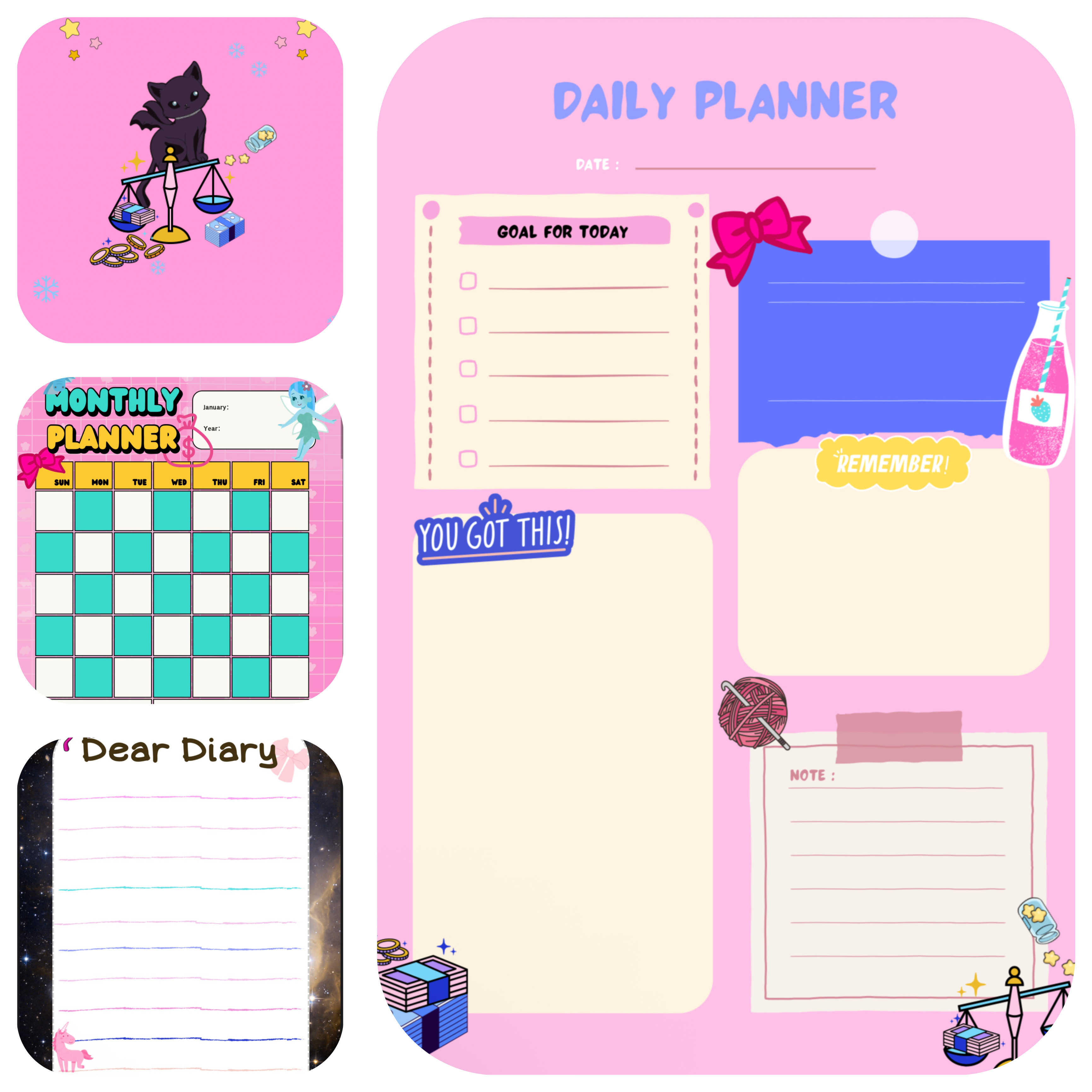 Journey of a Rich Cat’s Digital Diary/Planner