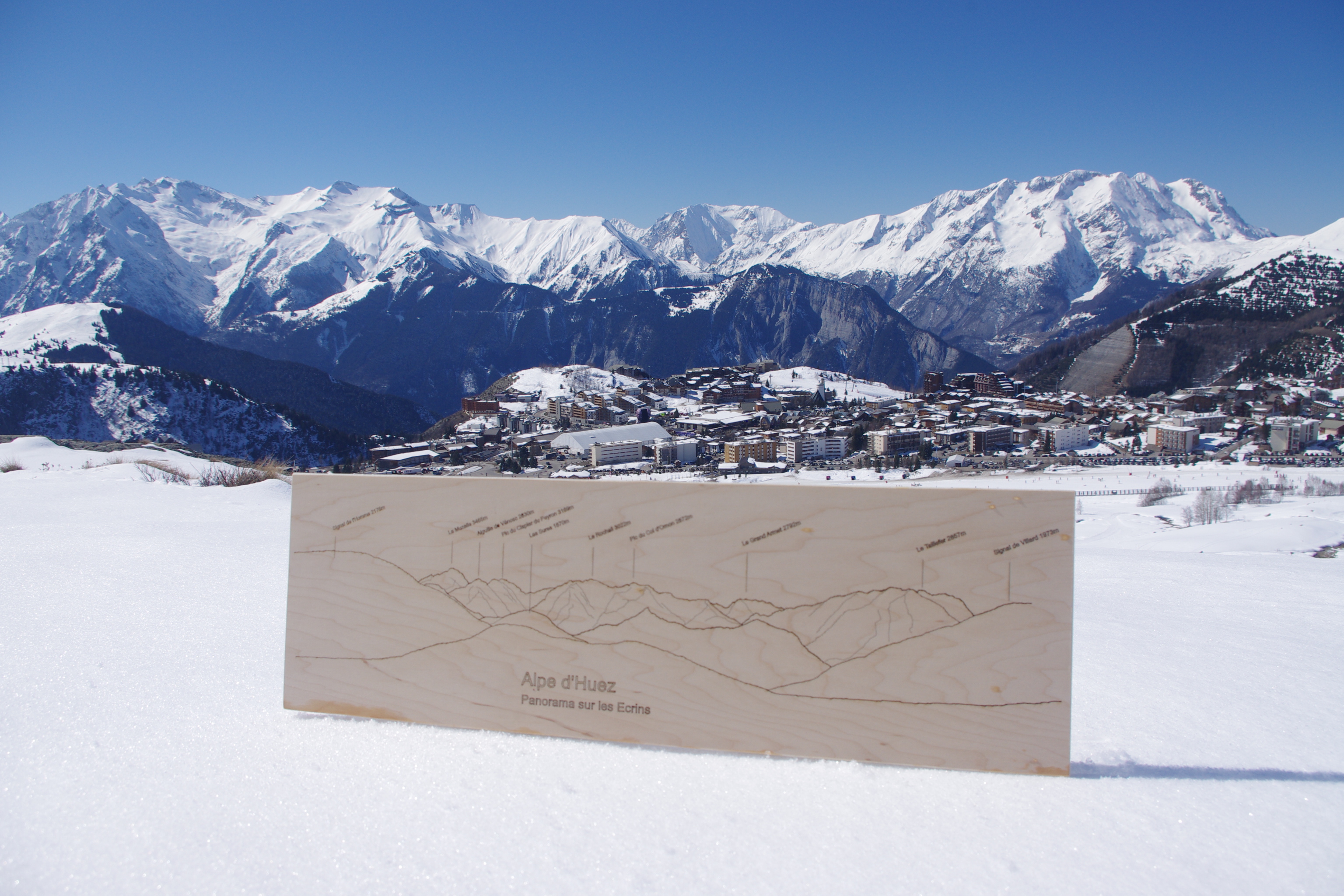 Panorama de montagne - Alpe d'Huez  - Massif des Ecrins
