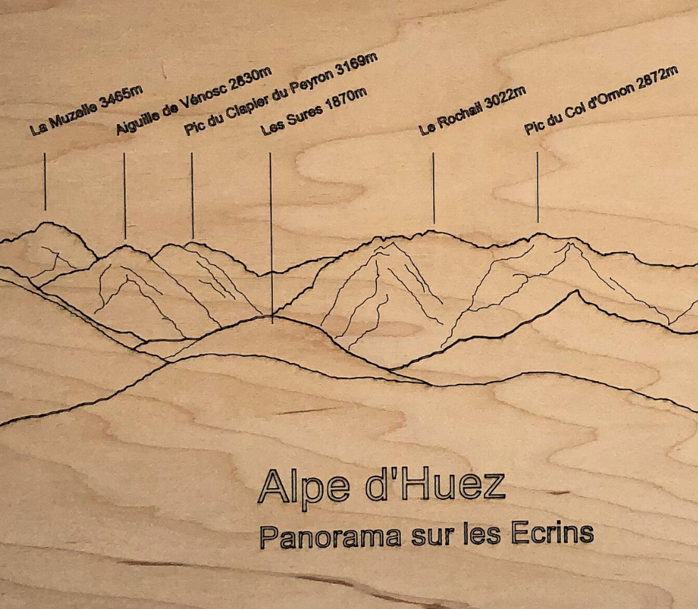 Panorama de montagne - Alpe d'Huez - Massif des Ecrins
