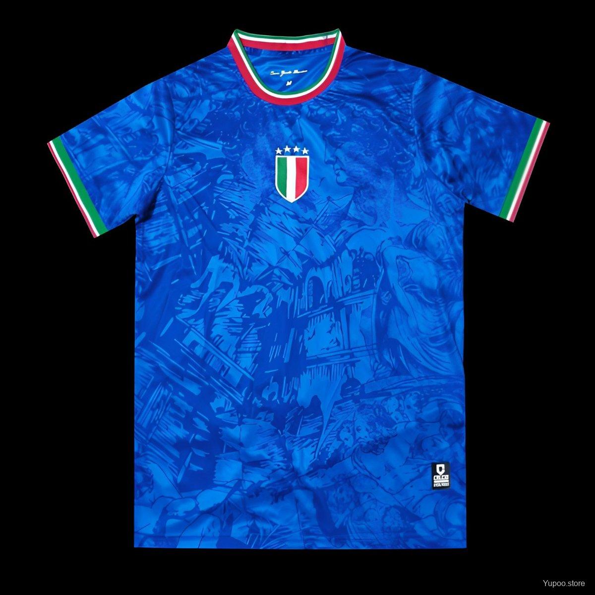 Italy Michelangelo Blue Special Edition Jersey