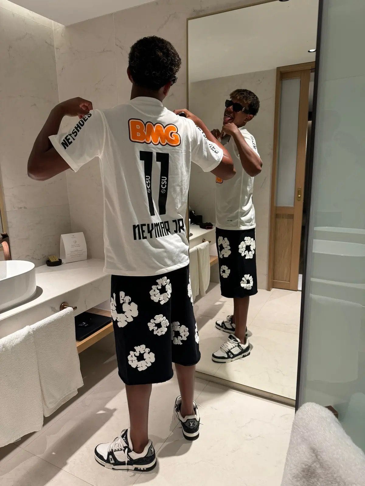 2011/12 Santos Retro Home Jersey