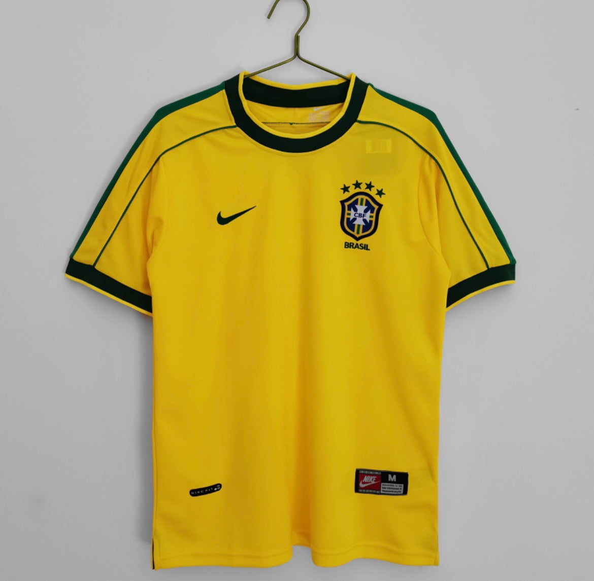 Brazil 1998 Home Retro Jersey