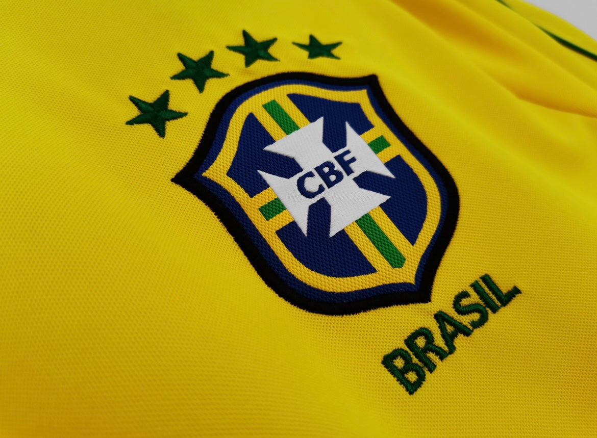 Brazil 1998 Home Retro Jersey