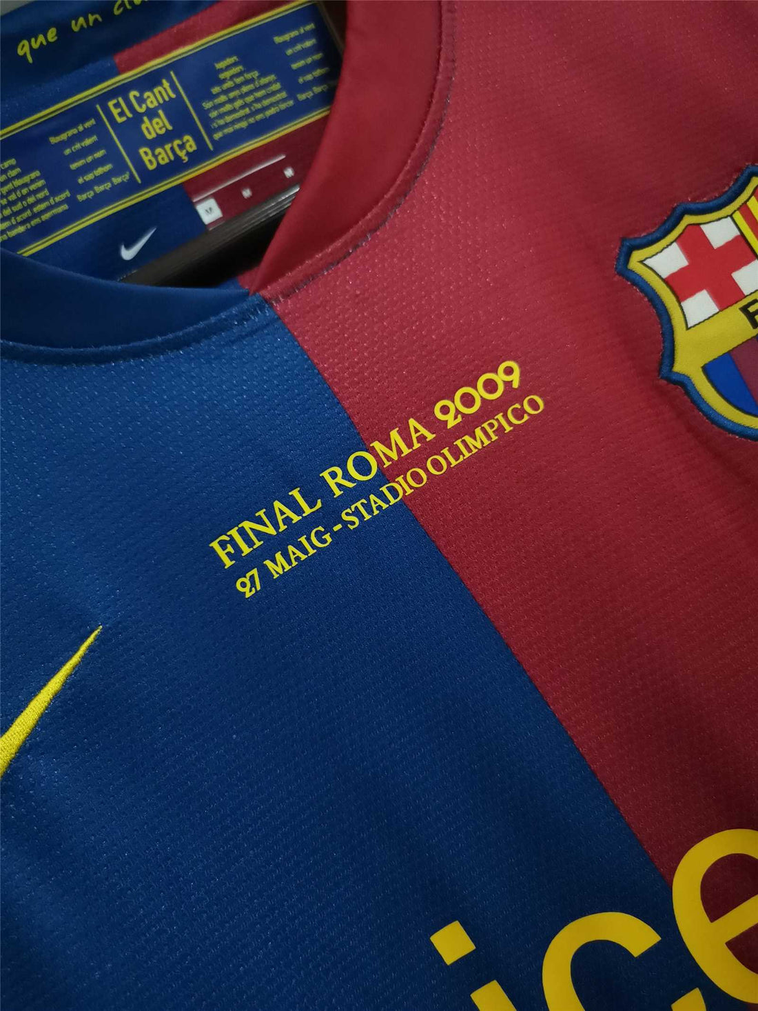 FC Barcelona Home 2008/09 UCL Final Jersey