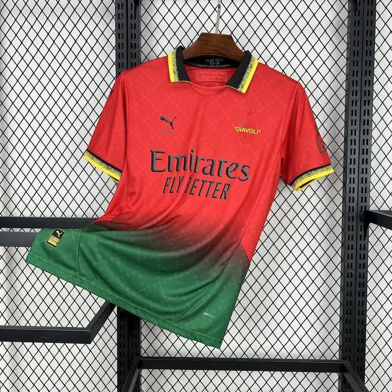 AC Milan x Off-White Red Special Edition Jersey