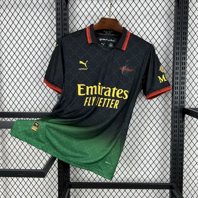 AC Milan x Off-White Black Special Edition Jersey