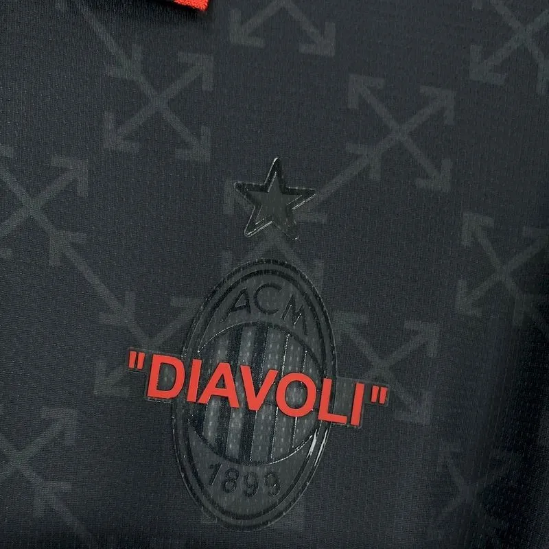 AC Milan x Off-White Black Special Edition Jersey