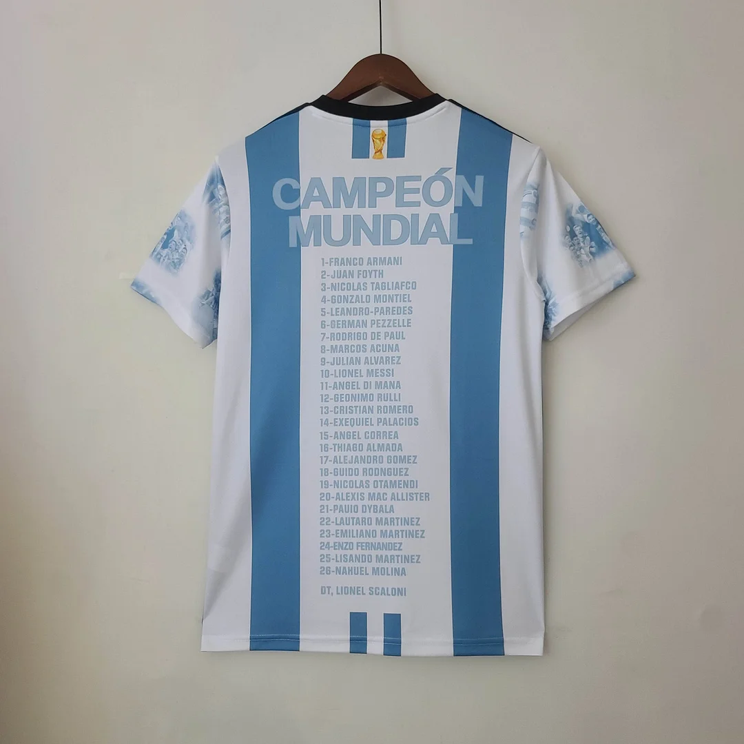 Argentina 2022 World Cup Champion Commemorative Edition Jersey