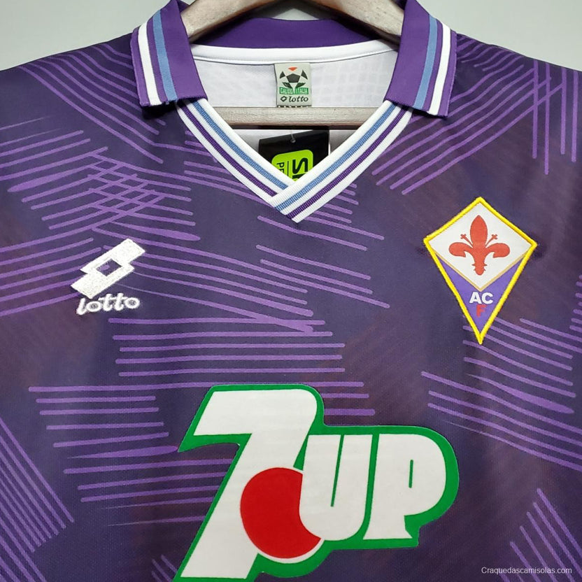 Fiorentina 1992/93 Home Retro Jersey