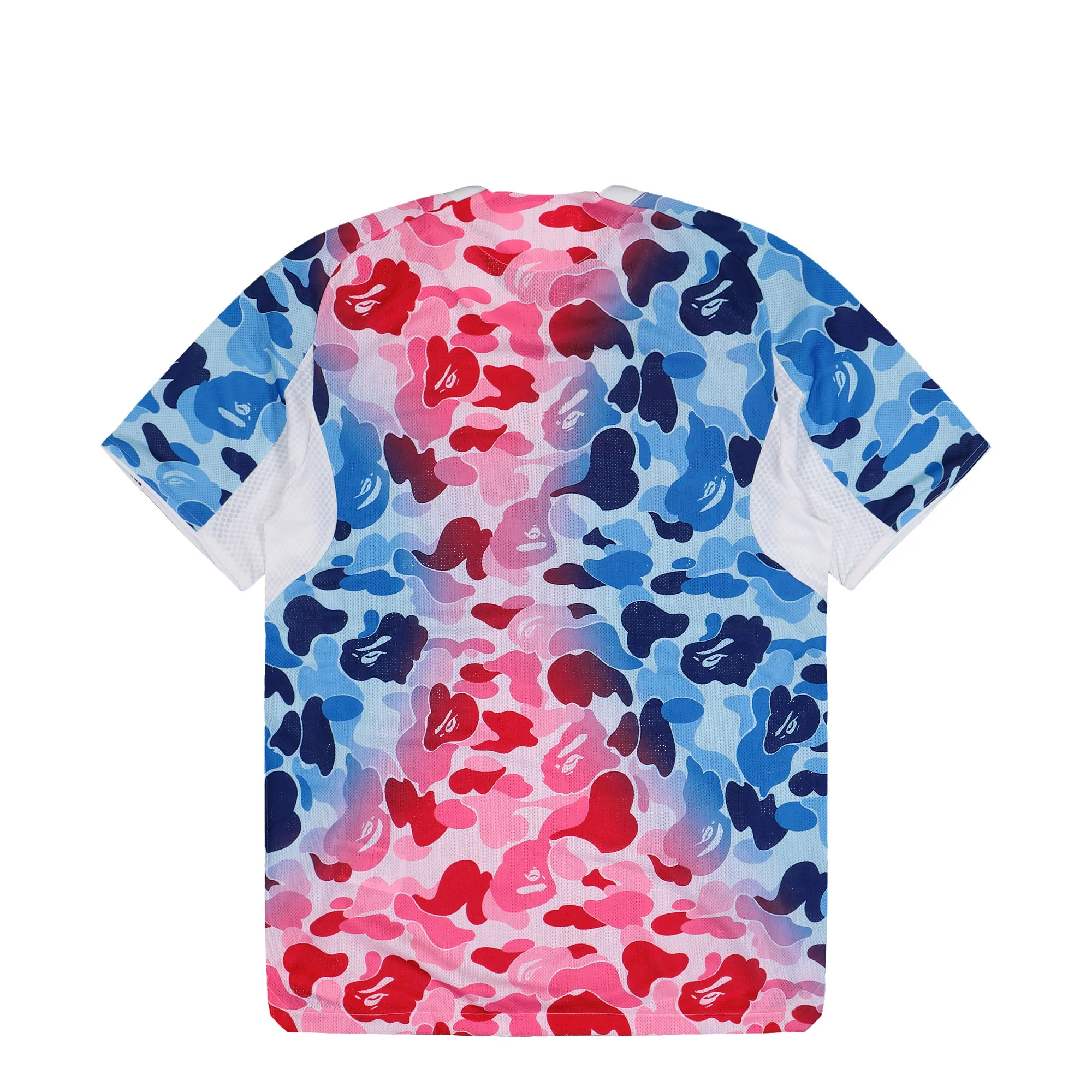 BAPE x Adidas Pink/Blue Camo Jersey "Alternate"