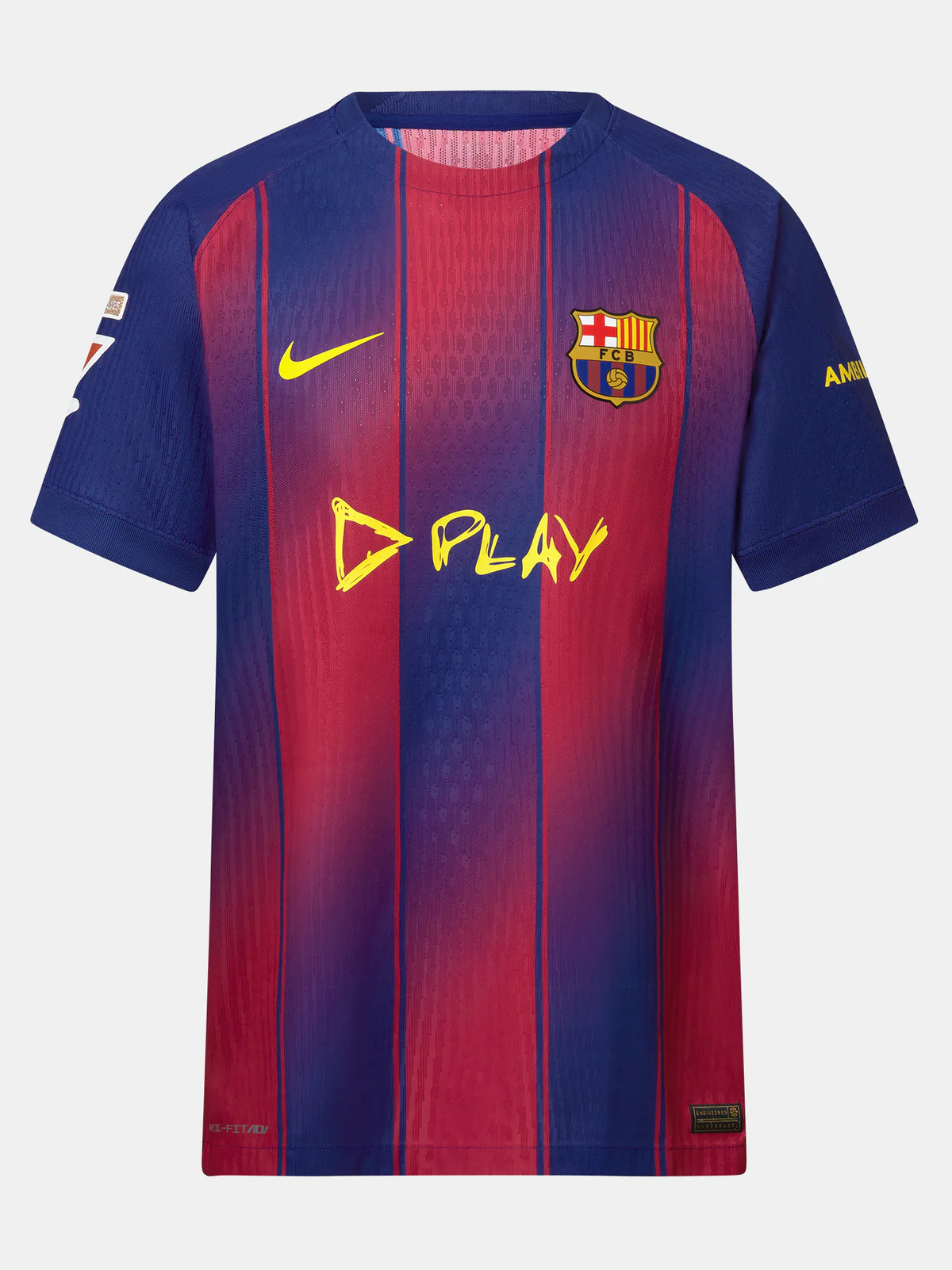 Ed Sheeran x Barcelona 2025/26 Home El Classico Kit "Alternate"
