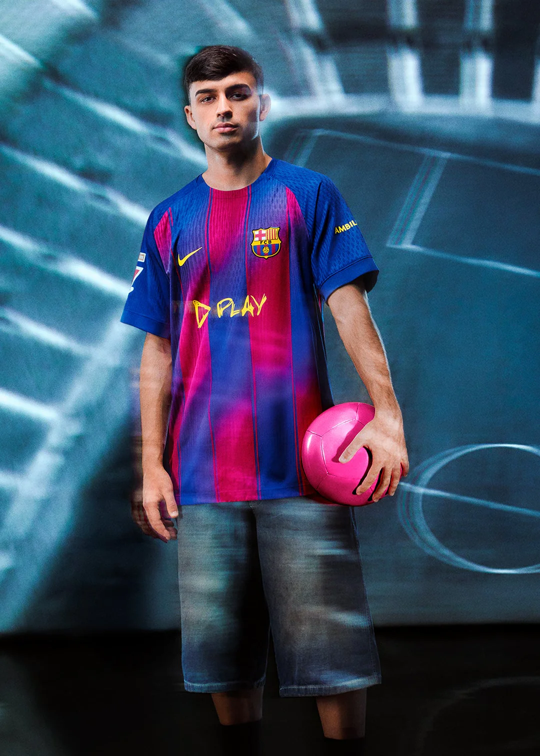 Ed Sheeran x Barcelona 2025/26 Home El Classico Kit "Alternate"