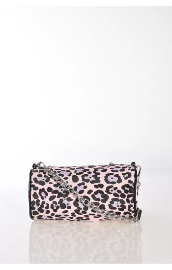 Von Dutch Kelly -  Bolso de mano con estampado de leopardo