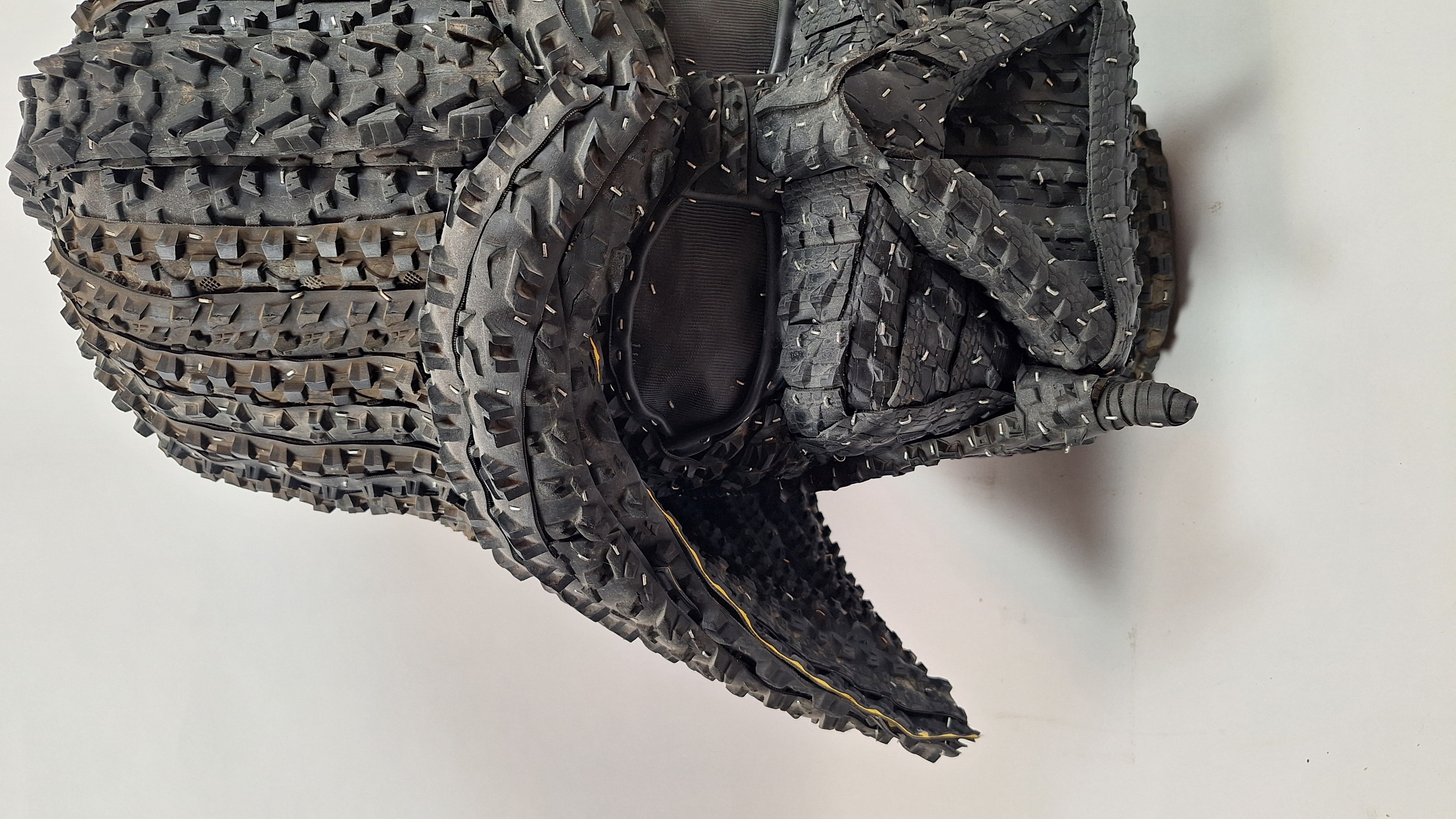 Vader, Handmade Sculpture out of Recycled Tire