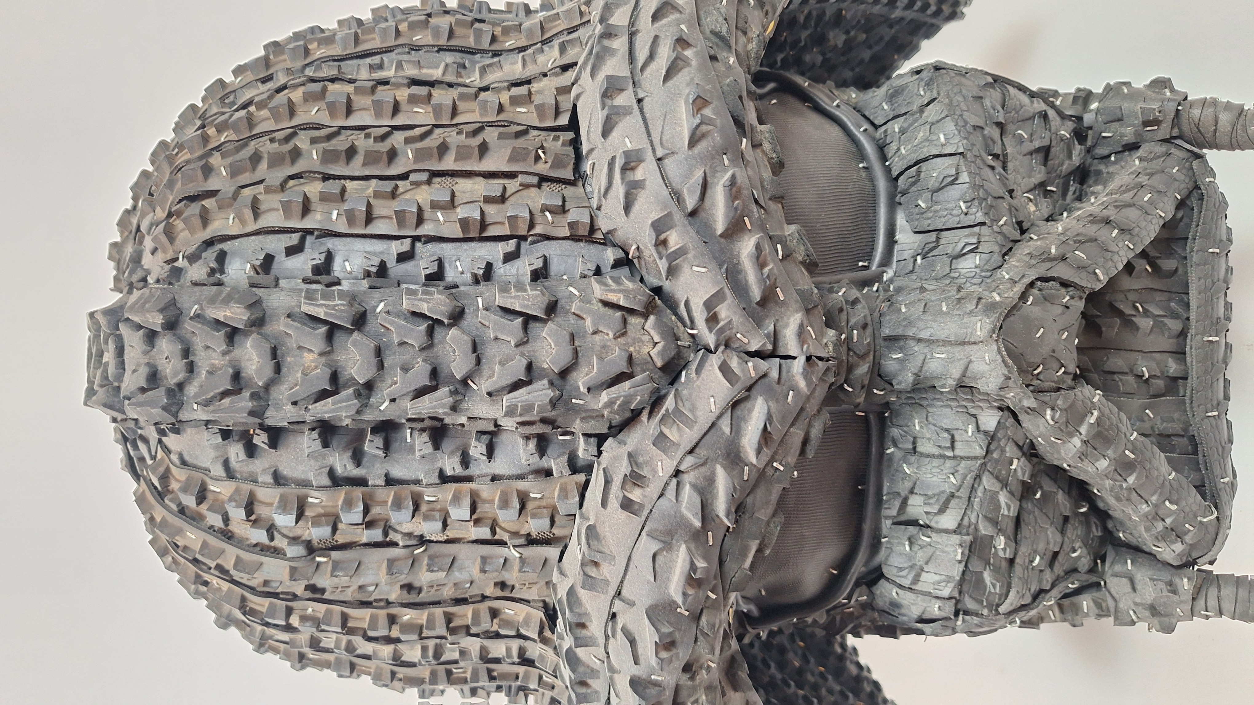 Vader, Handmade Sculpture out of Recycled Tire