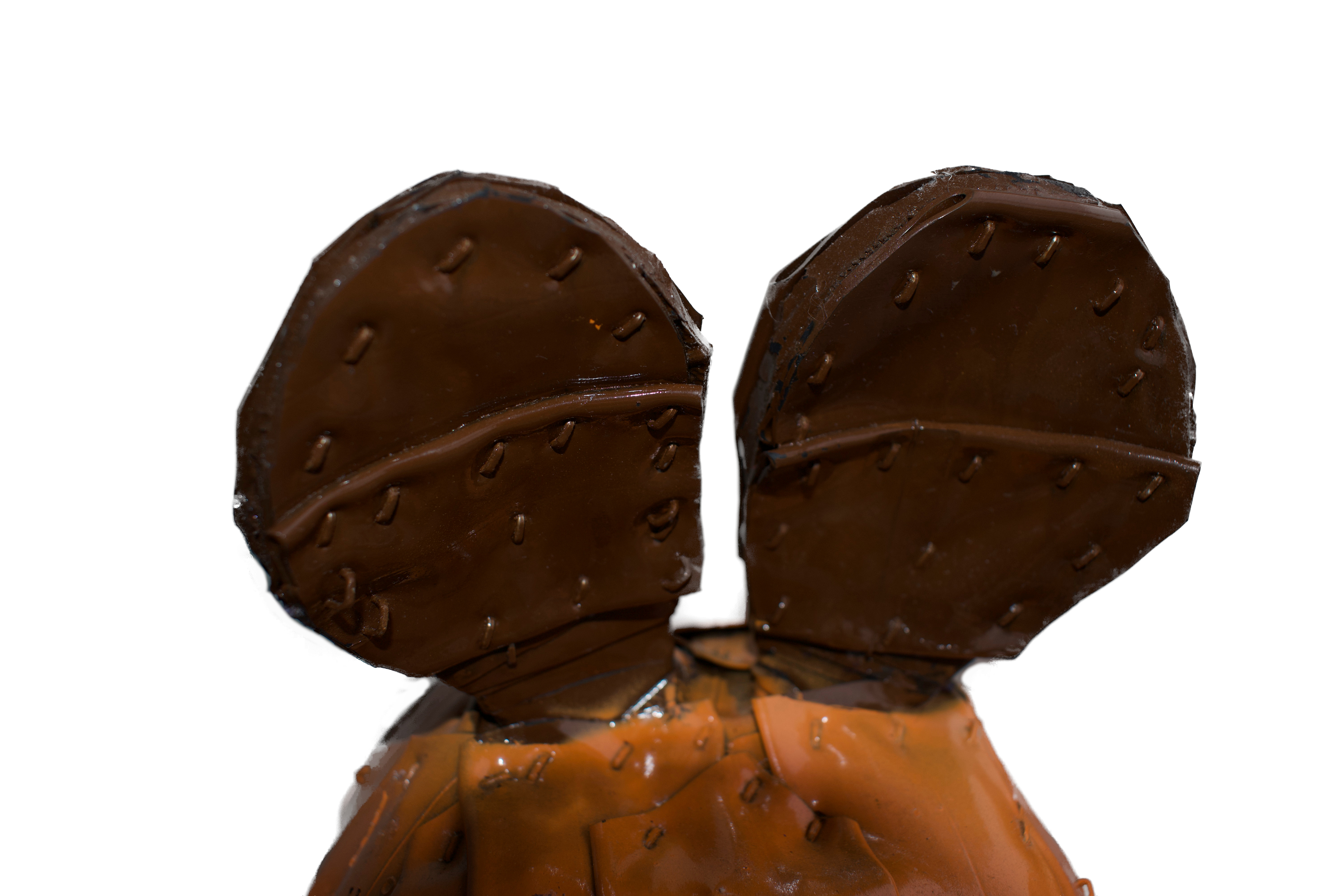 Maus, Handmade Sculpture out of Recycled Bicycle Tubes