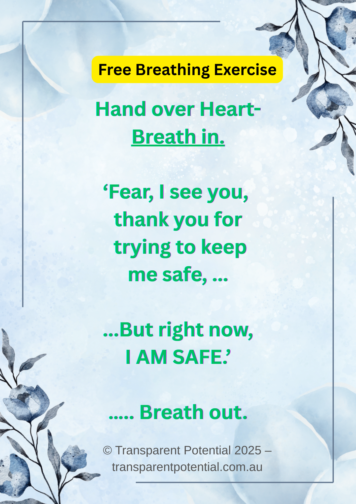 Free Breathing Exercise