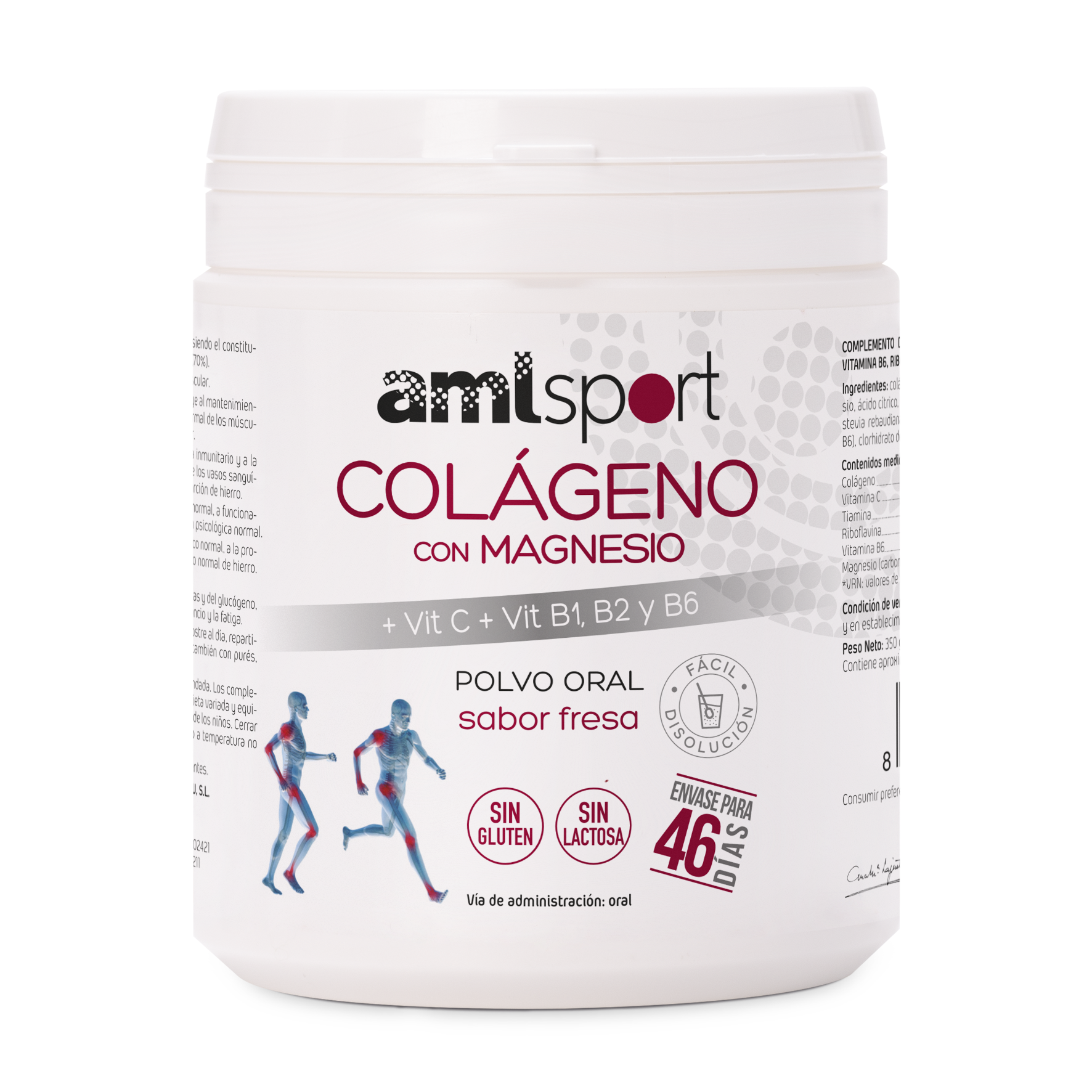 COLÁGENO CON MAGNESIO + VIT. C + VIT. B1, B2 Y B6