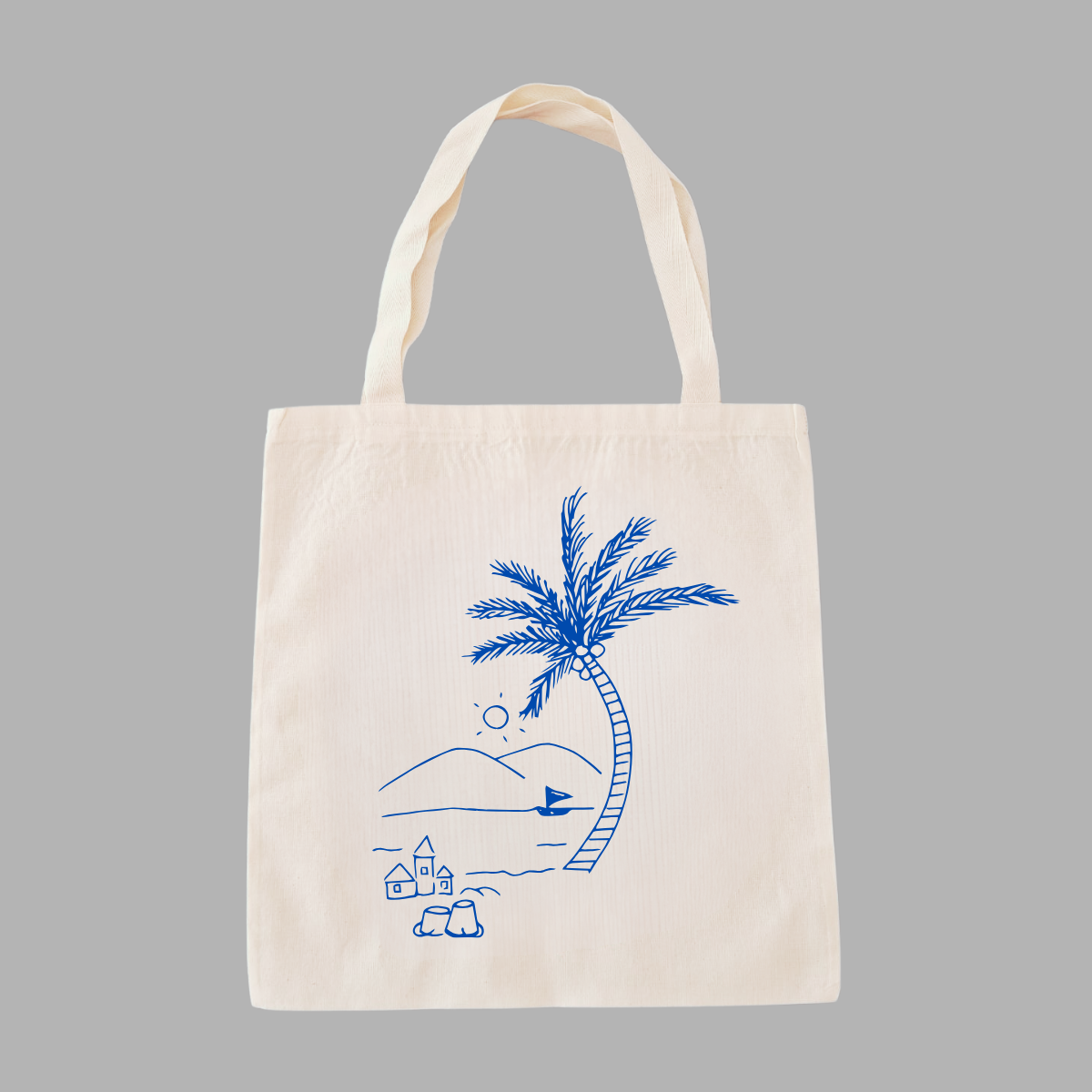 Bolsa Ecobag 100% Algodão Cru Praia
