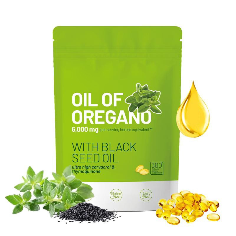 Organic Oregano Oil Capsules(300 Count) 