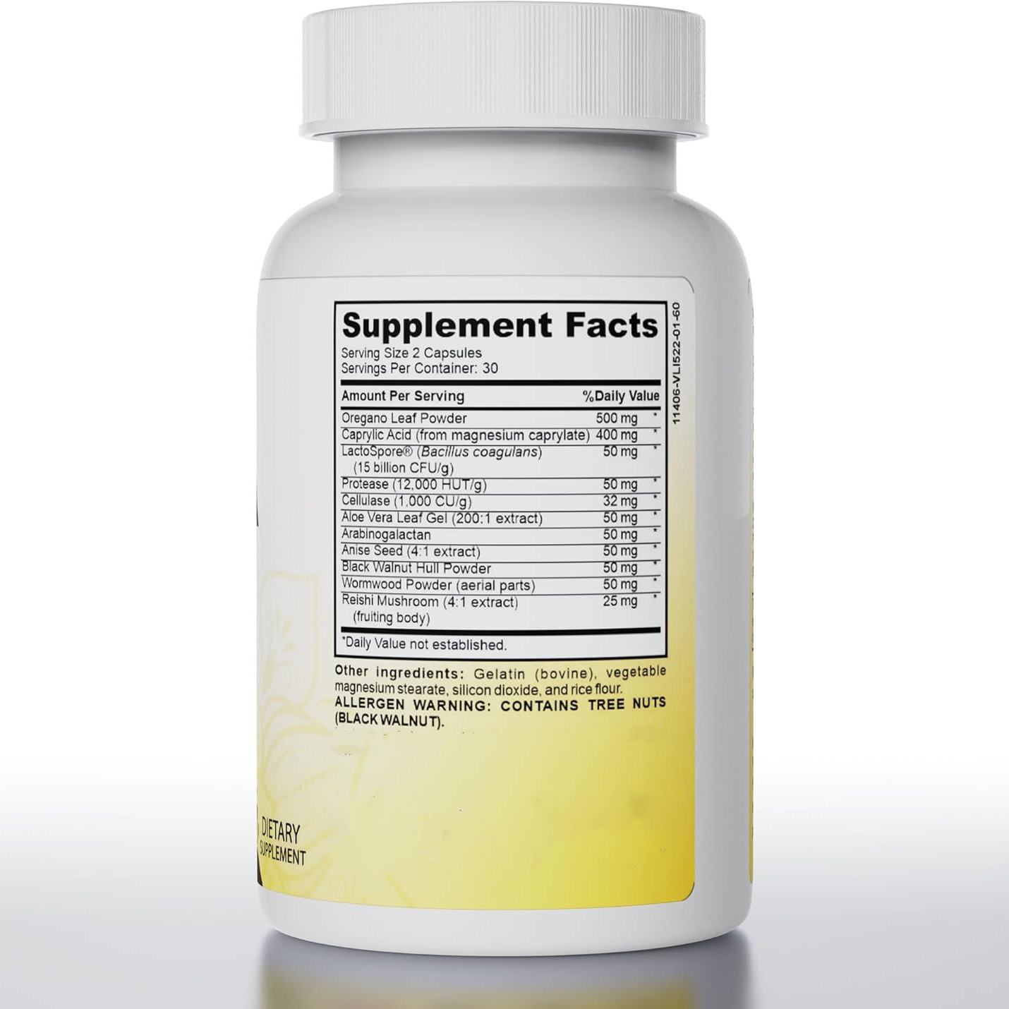 Lovovey - Candida Cleanse - 60 Capsules