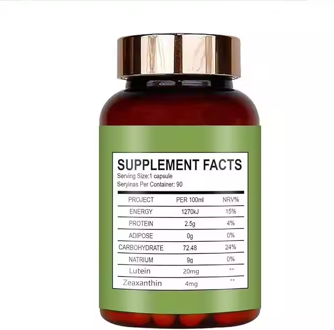 Lutein 180 mg with Zeaxanthin tosupport eye health, 90 tablets