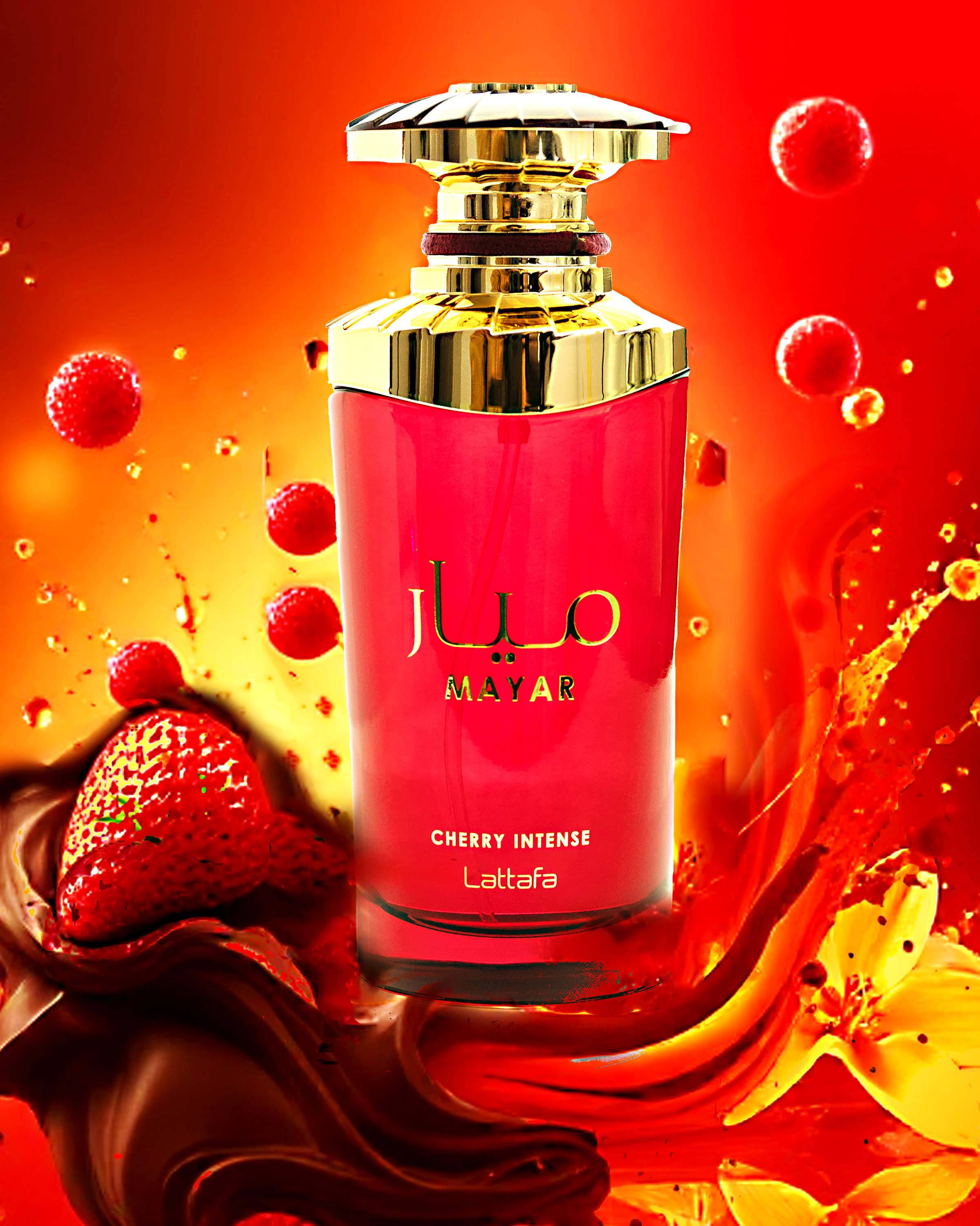 Lattafa Mayar-Cherry Intense Perfume for Women - 3.4 oz EDP Spray (Cherry, Intense)