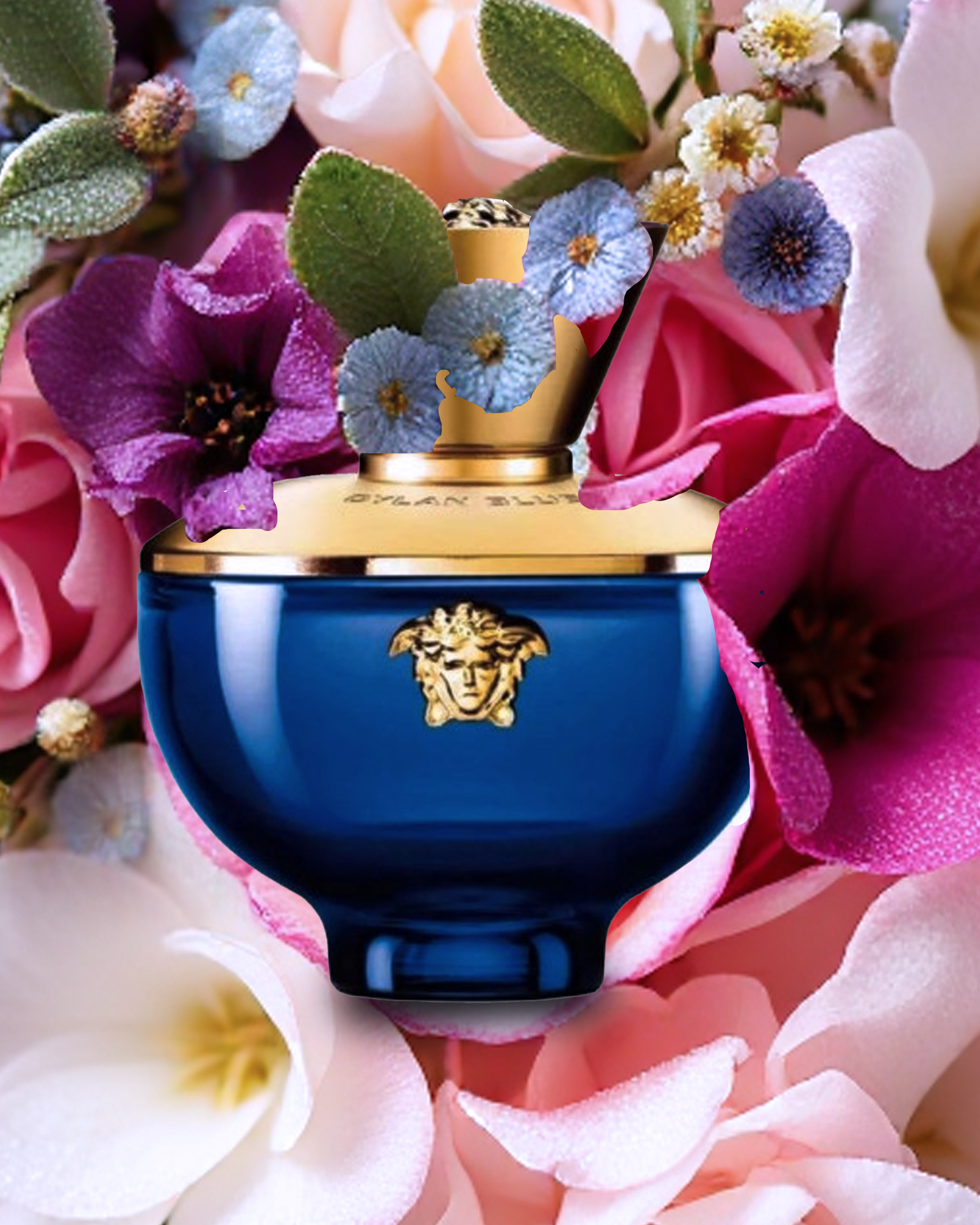 Versace Dylan Blue Pour Femme - 3.4 oz EDP for Women (Woody, Floral)