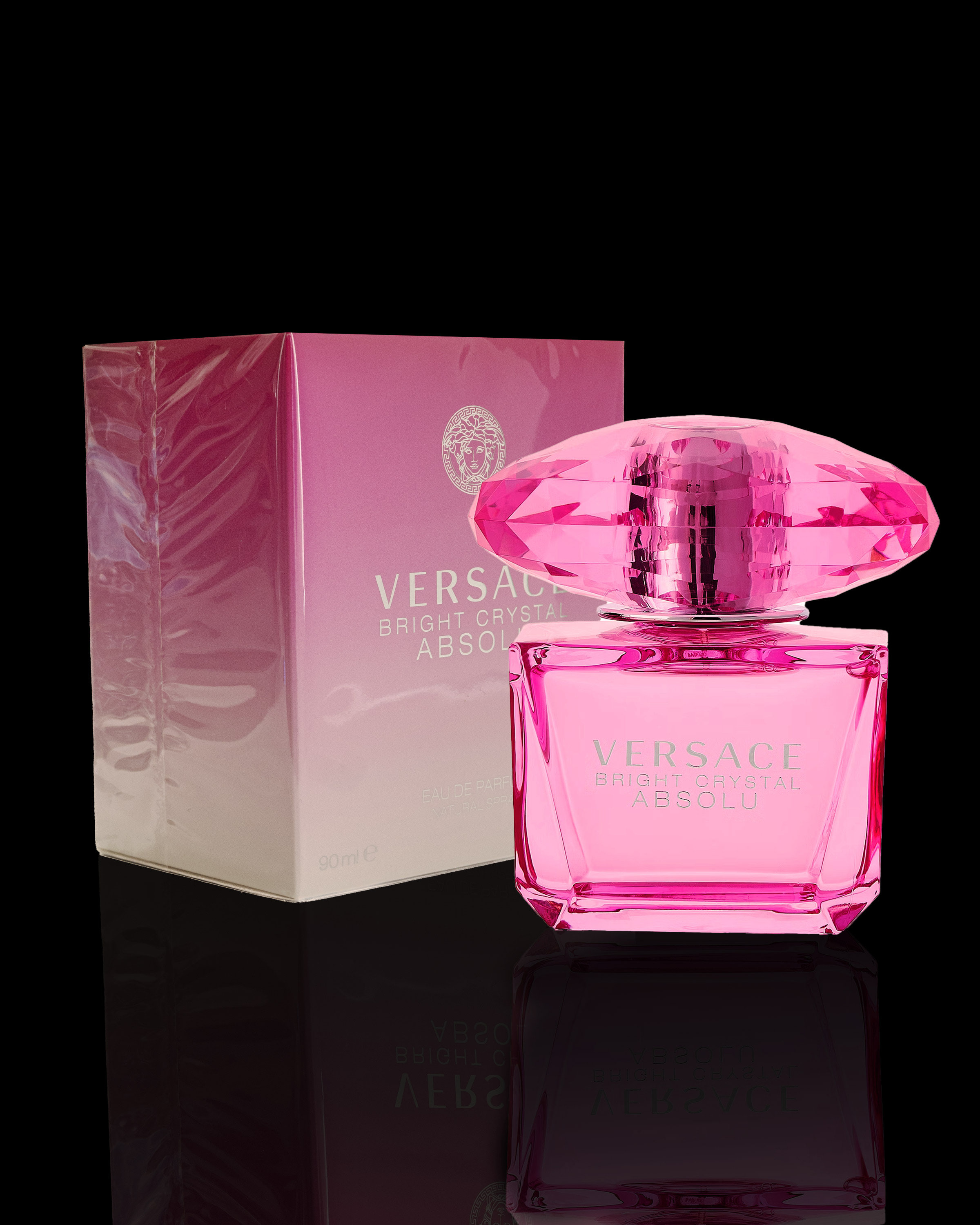 Versace Bright Crystal Absolu Perfume for Women - 3.0 oz Eau de Parfum