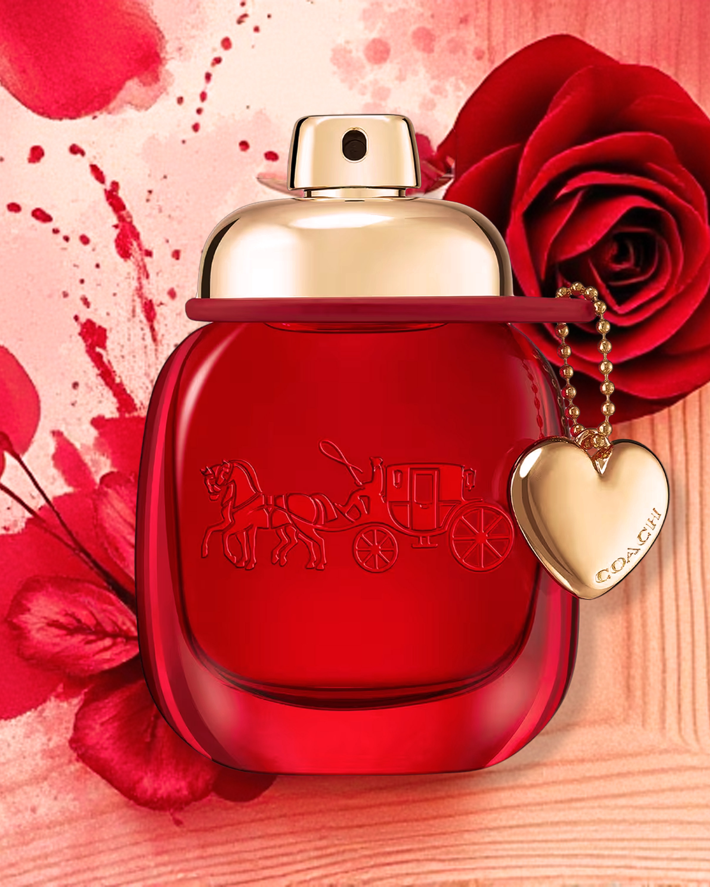 Brand New Coach Love Gift Set - 3 Piece Set for Women - EDP, Travel Spray, Body Lotion