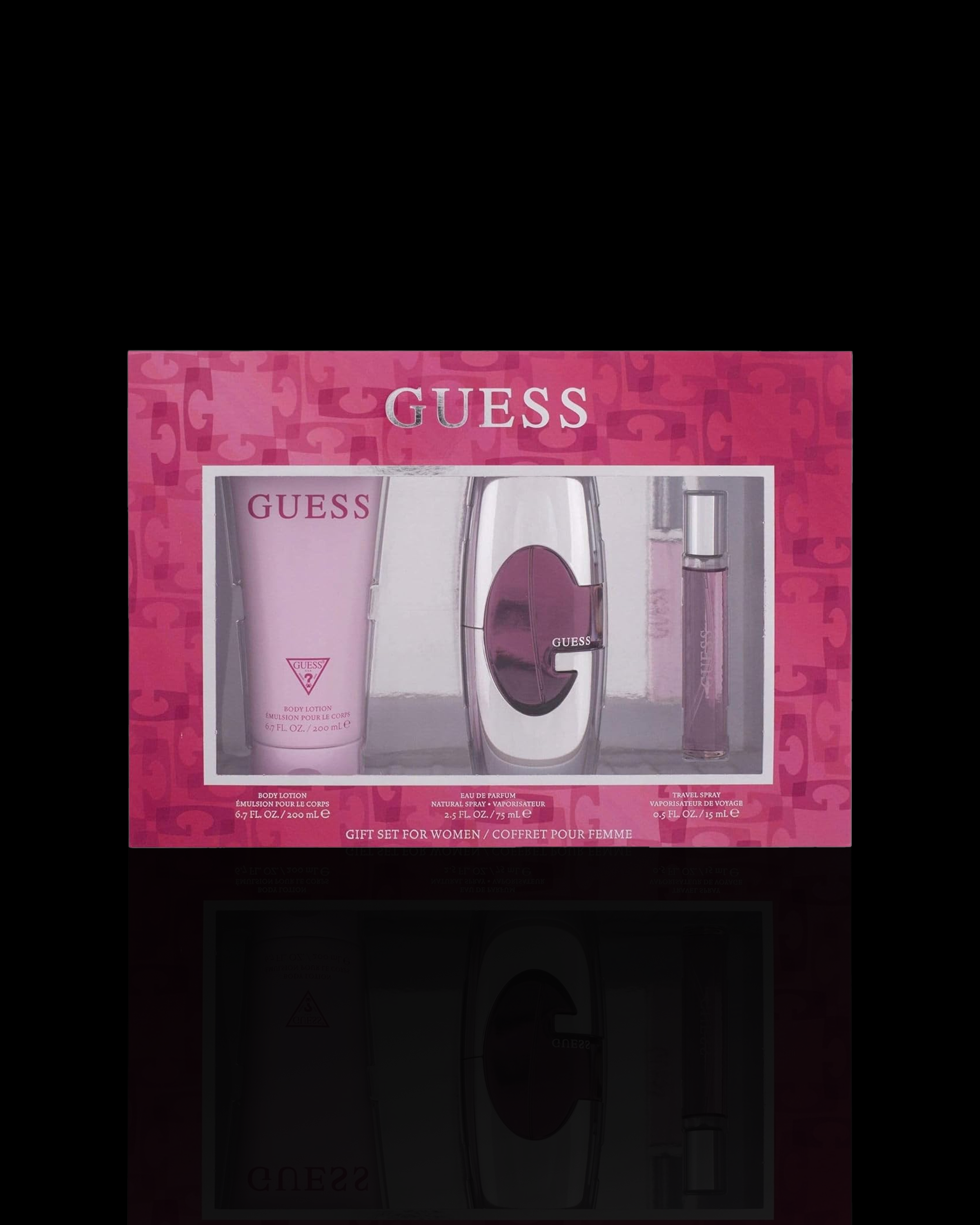 Guess Women’s 3-Piece Gift Set with 2.5 Oz Perfume – Perfect Gift for Her – NEW