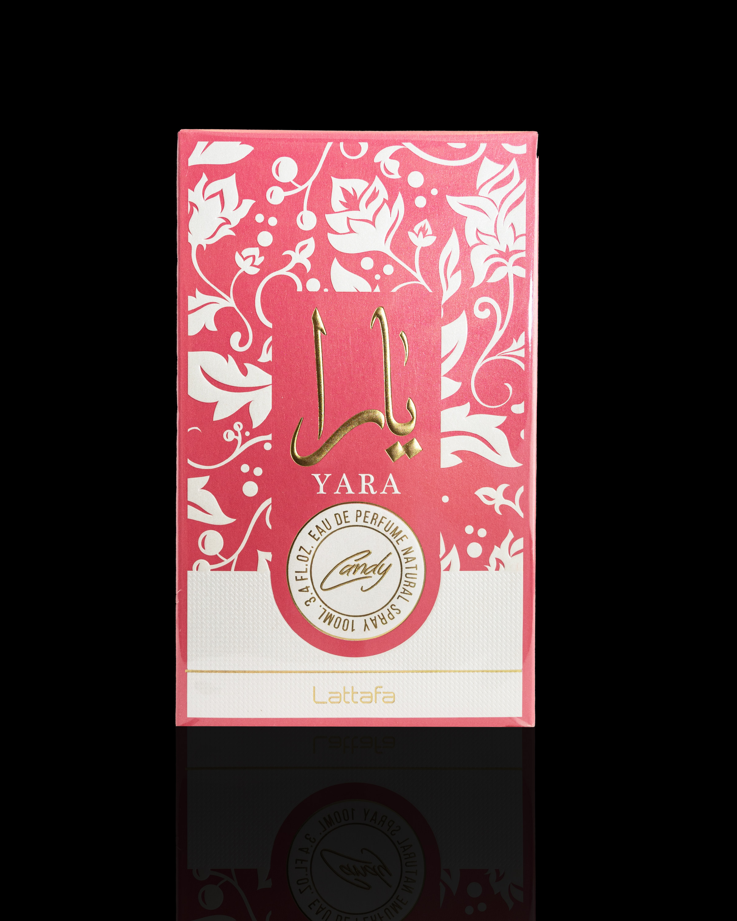 Lattafa Ladies Yara Candy EDP Spray 3.4 oz - Floral Fruity Gourmand Perfume for Women | Summer Fragrance with Black Currant, Vanilla & Amber