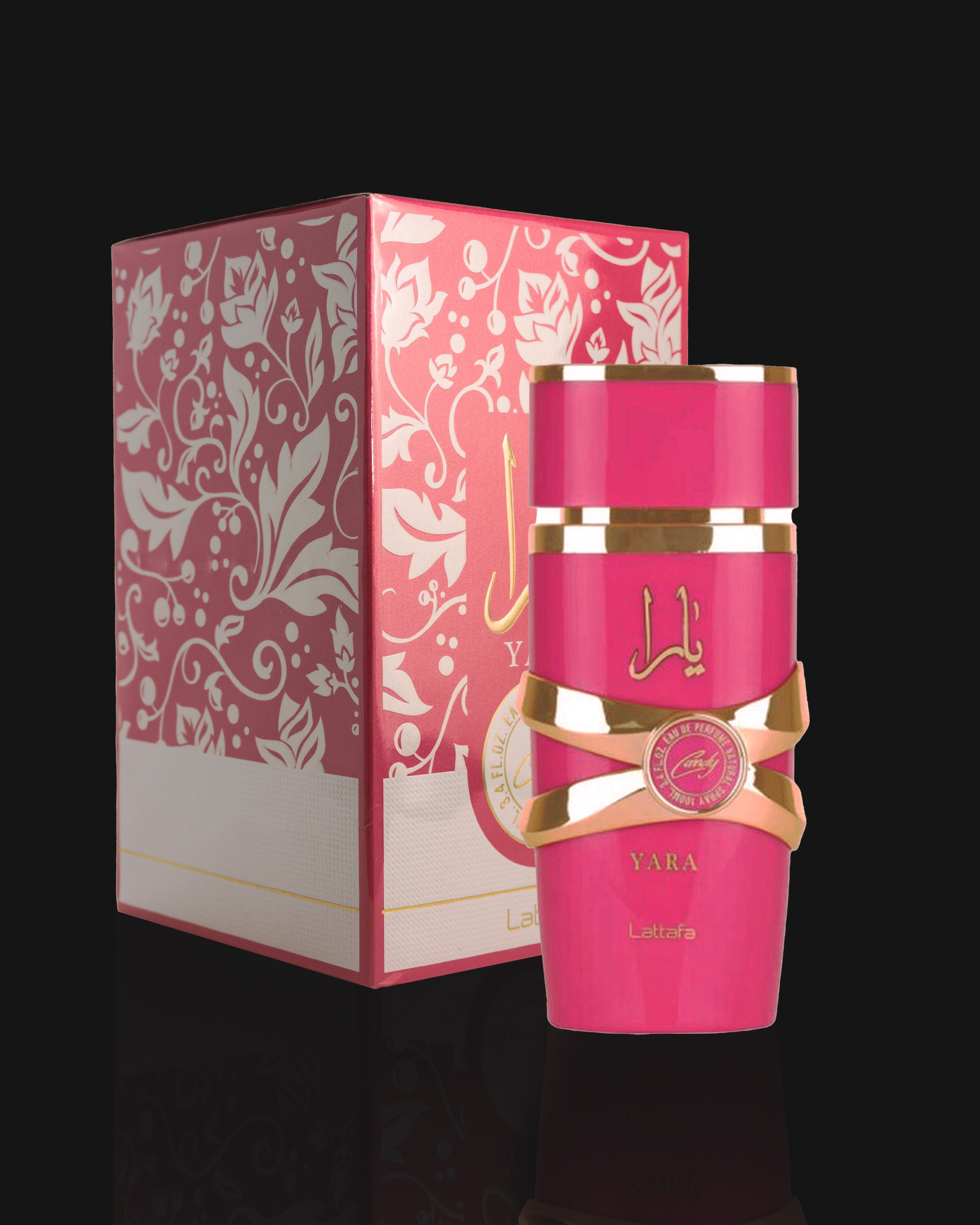 Lattafa Ladies Yara Candy EDP Spray 3.4 oz - Floral Fruity Gourmand Perfume for Women | Summer Fragrance with Black Currant, Vanilla & Amber