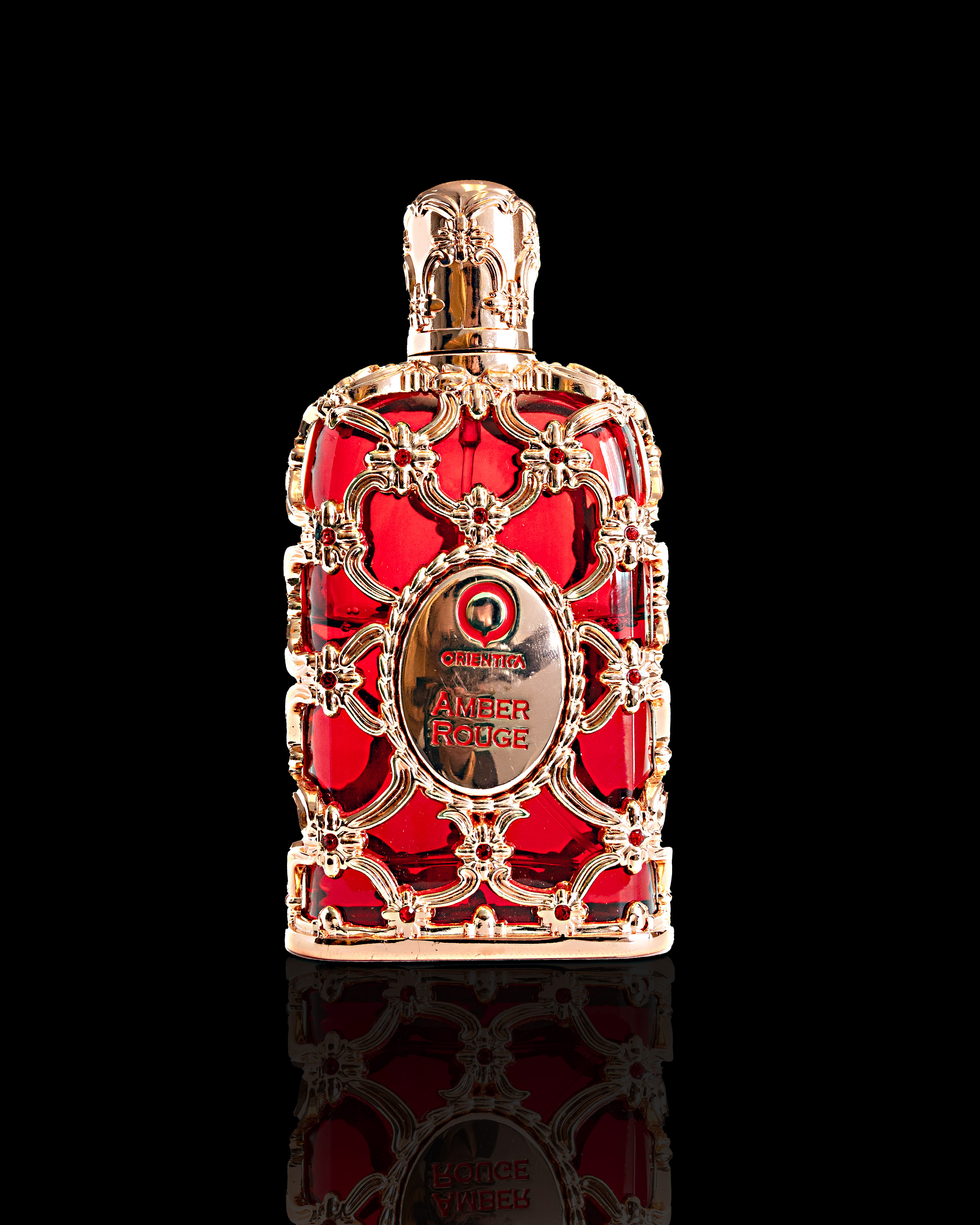 Amber Rouge by Orientica - Unisex Woody Spicy Perfume with Saffron, Jasmine & Amberwood | Luxe Fragrance for Every Occasion