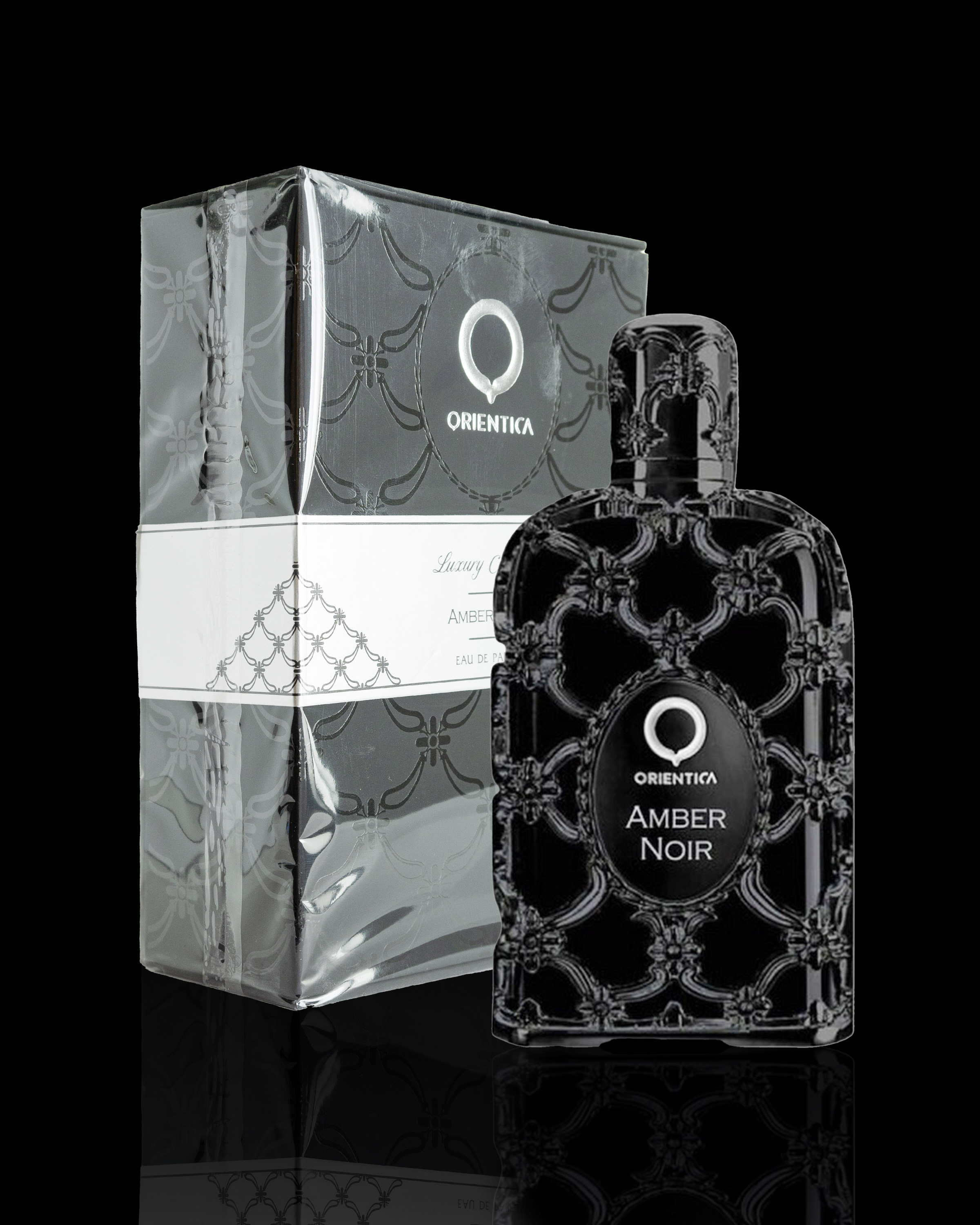 Orientica Amber Noir - Luxe Amber Woody Fragrance with Elemi, Fig & Sandalwood | Unisex Perfume for 2025