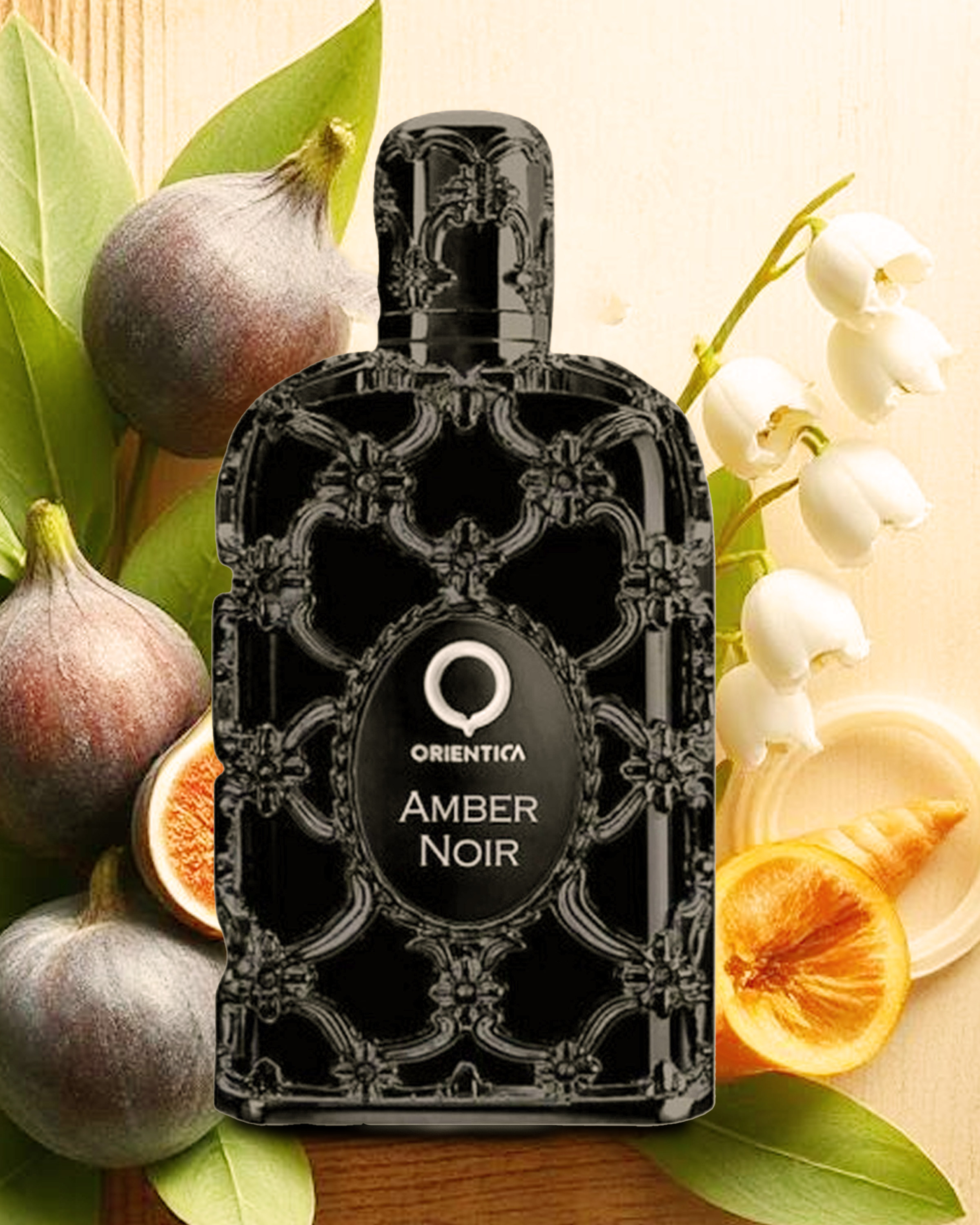 Orientica Amber Noir - Luxe Amber Woody Fragrance with Elemi, Fig & Sandalwood | Unisex Perfume for 2025