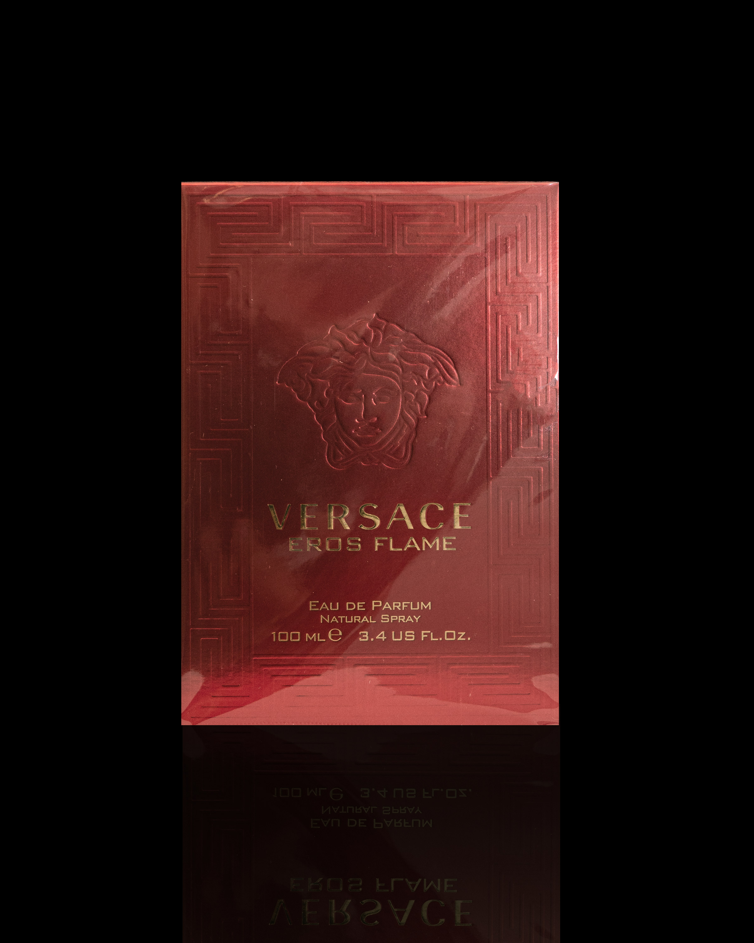 Versace Eros Flame EDP Spray for Men - 3.4 oz Woody Spicy Cologne with Tonka Bean, Vanilla & Italian Citrus | Bold & Luxurious Fragrance