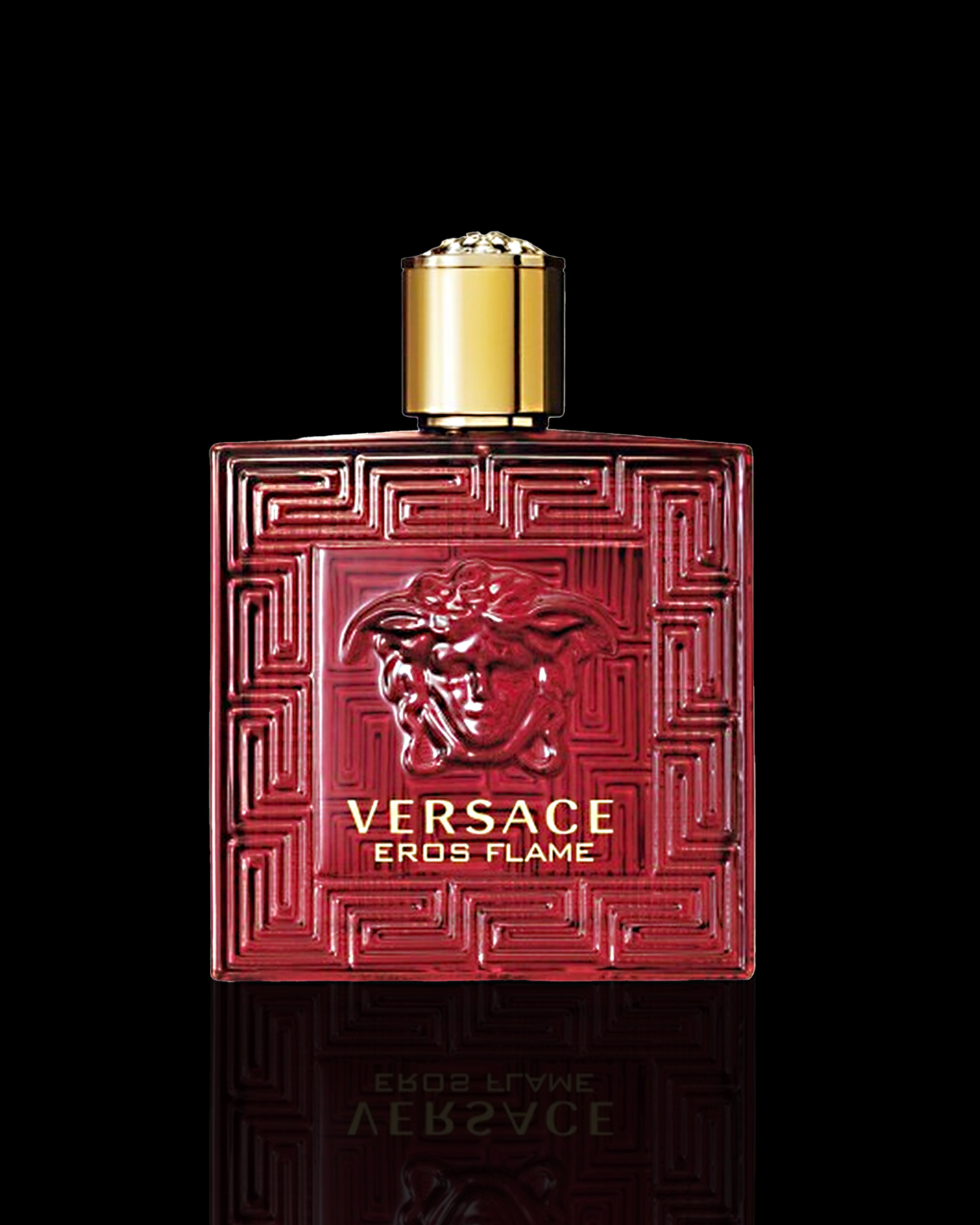 Versace Eros Flame EDP Spray for Men - 3.4 oz Woody Spicy Cologne with Tonka Bean, Vanilla & Italian Citrus | Bold & Luxurious Fragrance