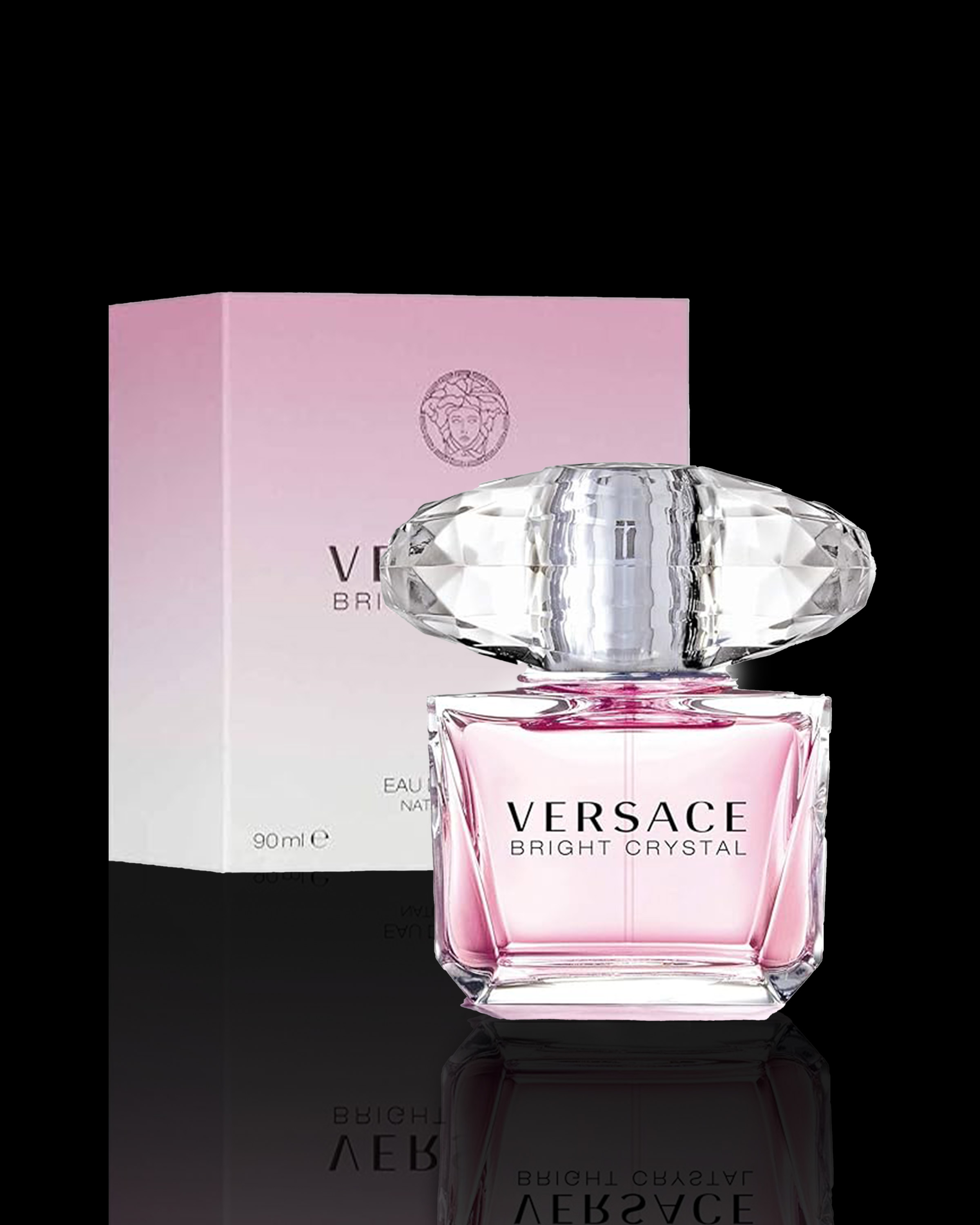 Versace Bright Crystal Eau de Toilette Spray for Women, 3.0 oz