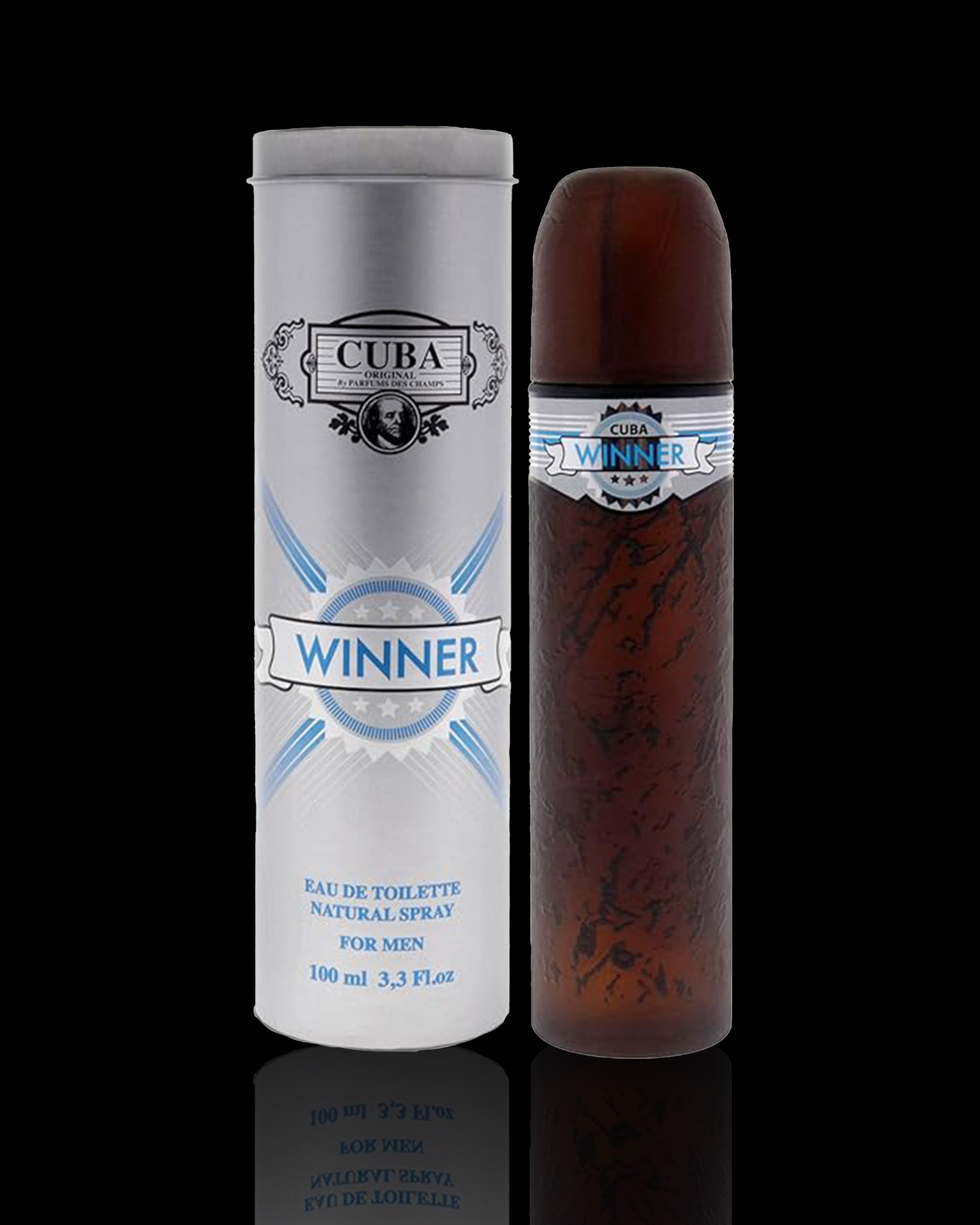 Cuba Winner Eau de Toilette Spray for Men, 3.4 oz
