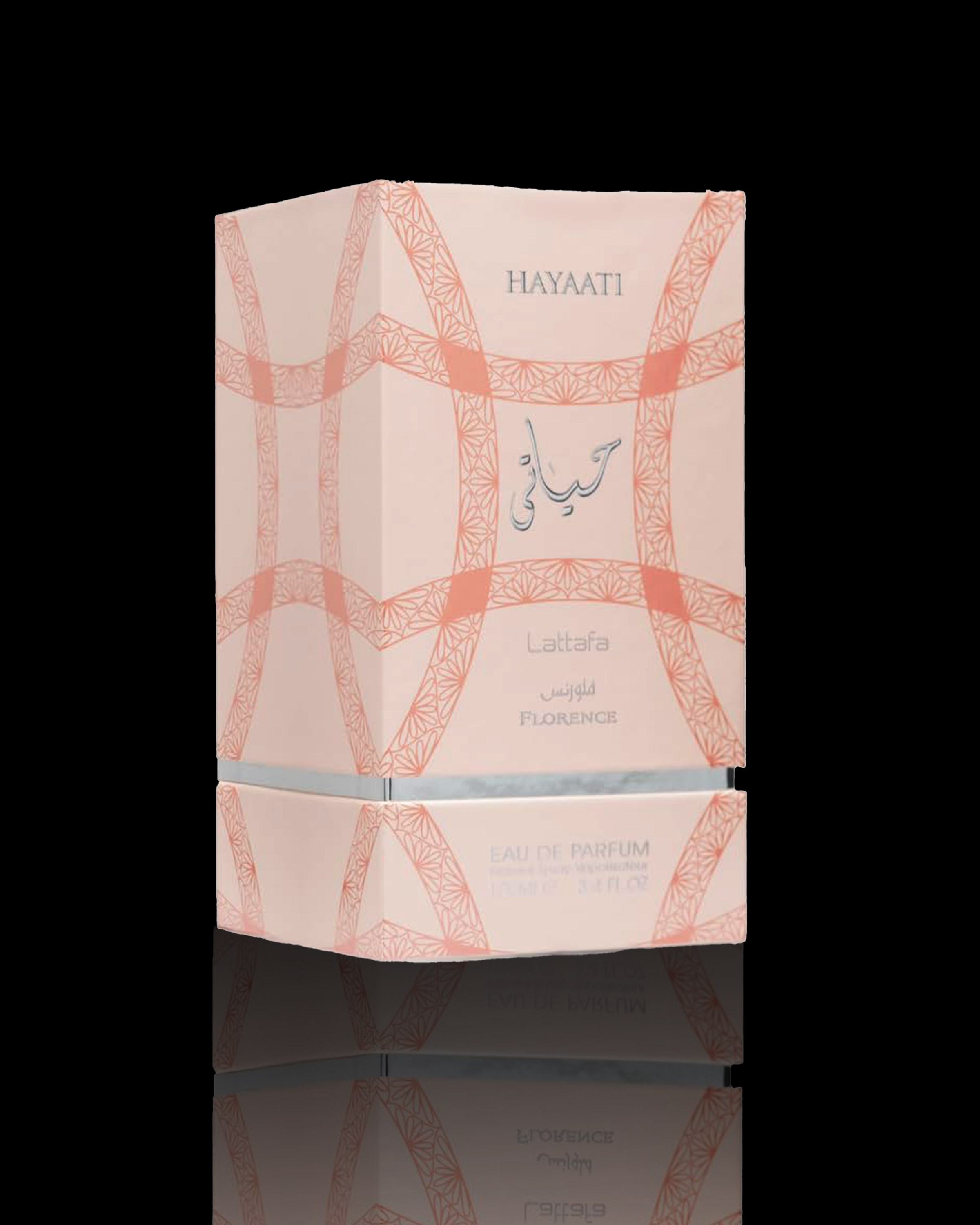 Lattafa Hayaati Florence Eau de Parfum Spray, 3.4 oz