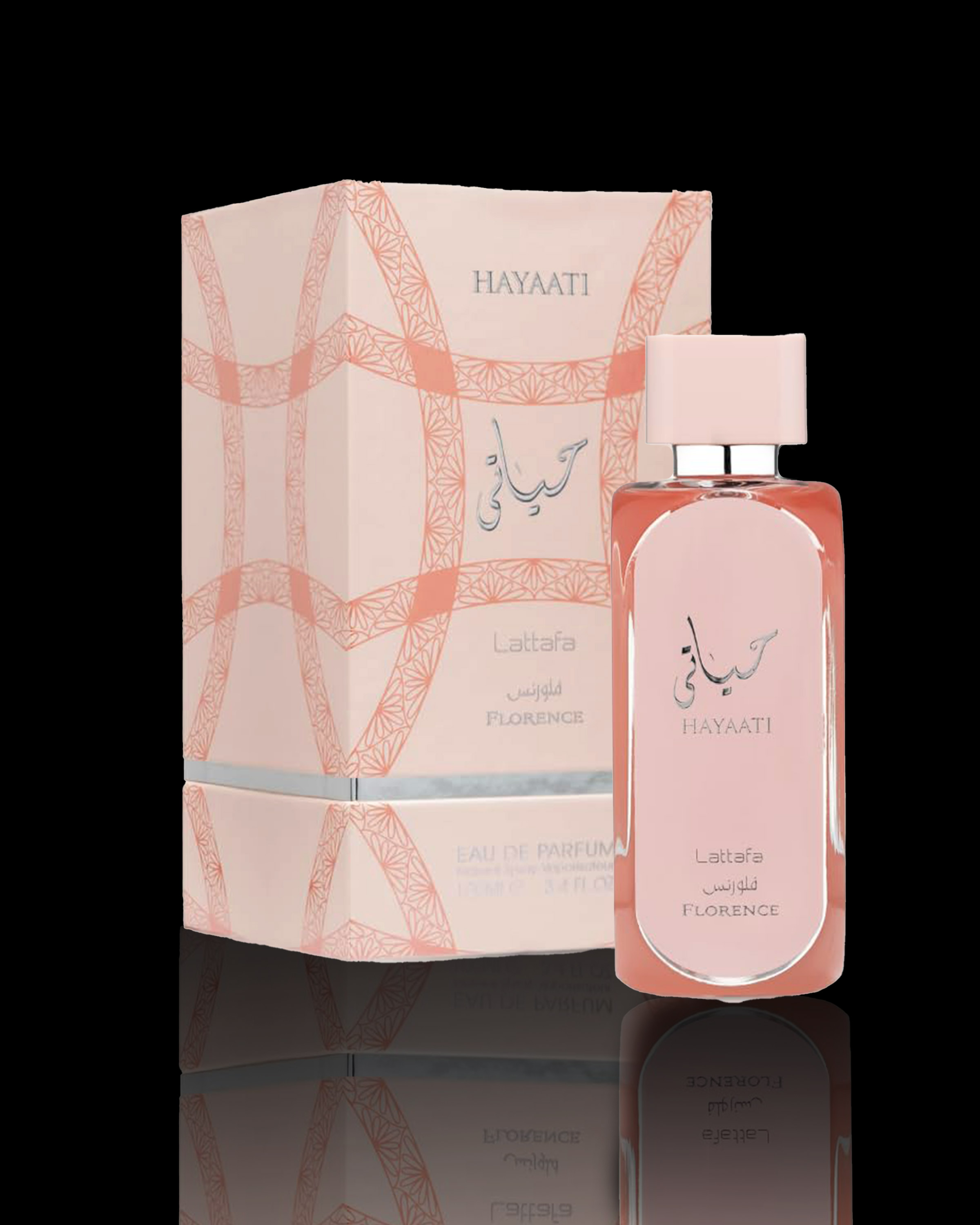 Lattafa Hayaati Florence Eau de Parfum Spray, 3.4 oz