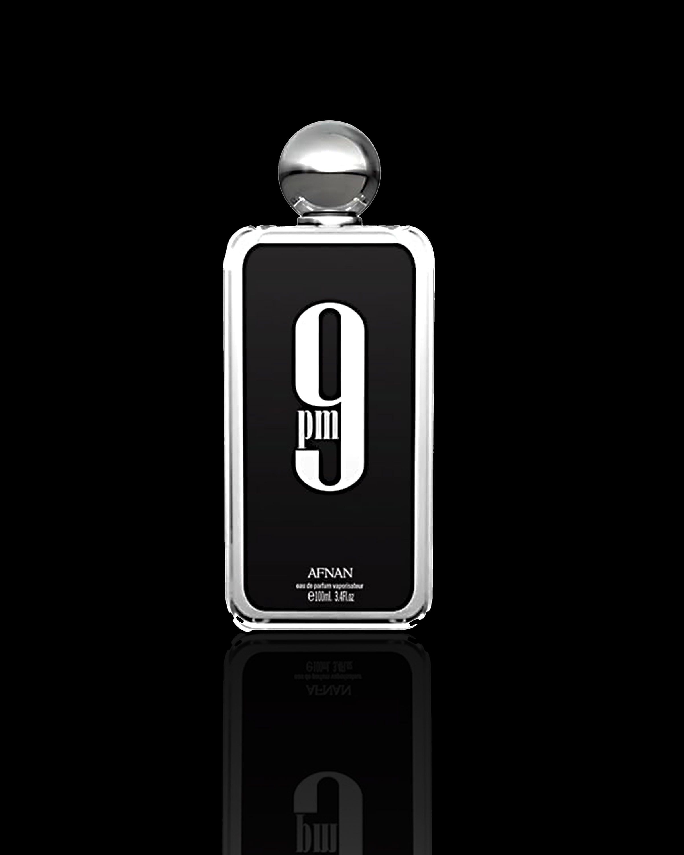 Afnan 9 PM-Black 3.4oz EDP Spray for Men | Luxury Evening Cologne