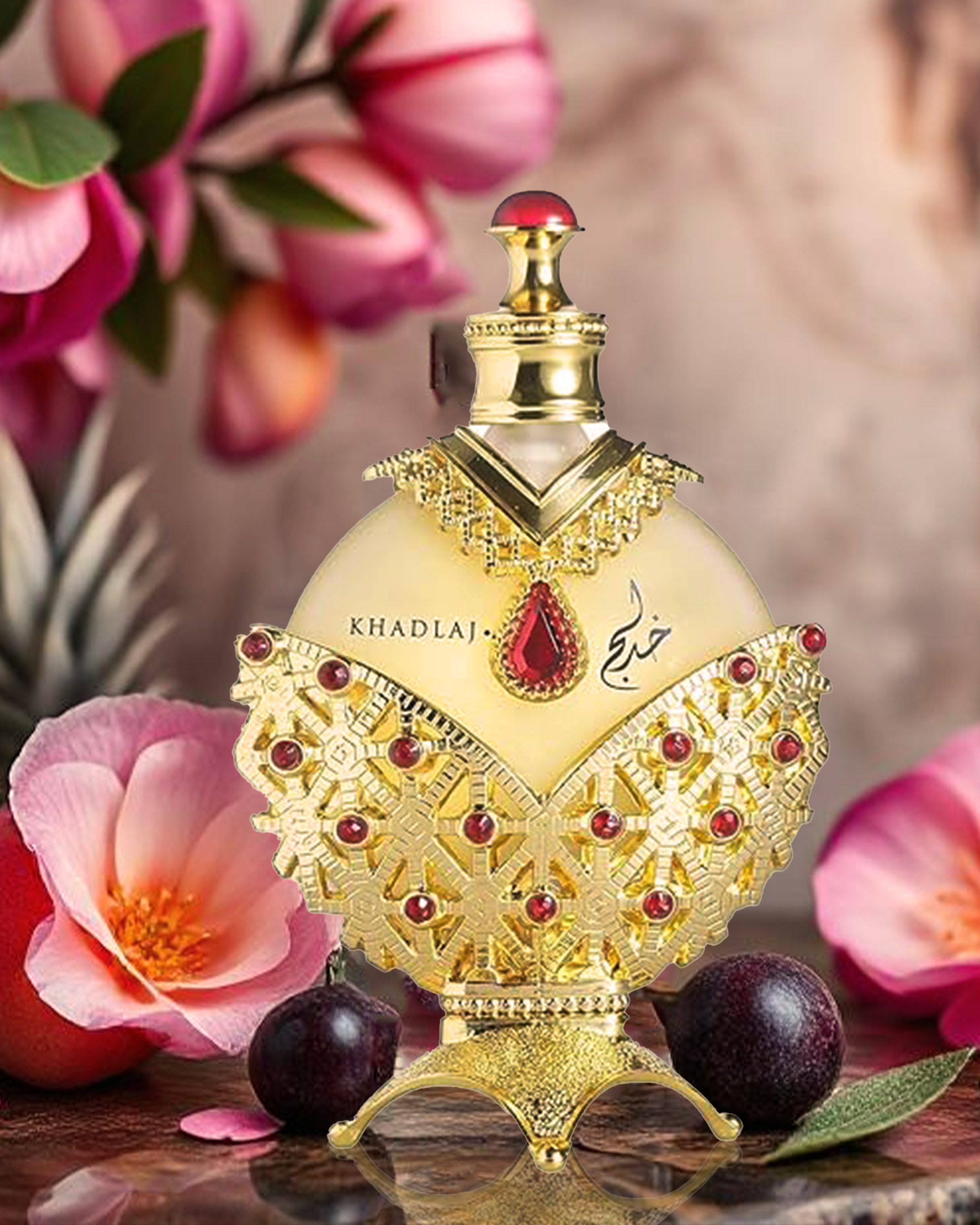 Khadlaj Hareem Al Sultan Gold 35ml Oil Parfum | Luxurious Arabian Perfume Oil